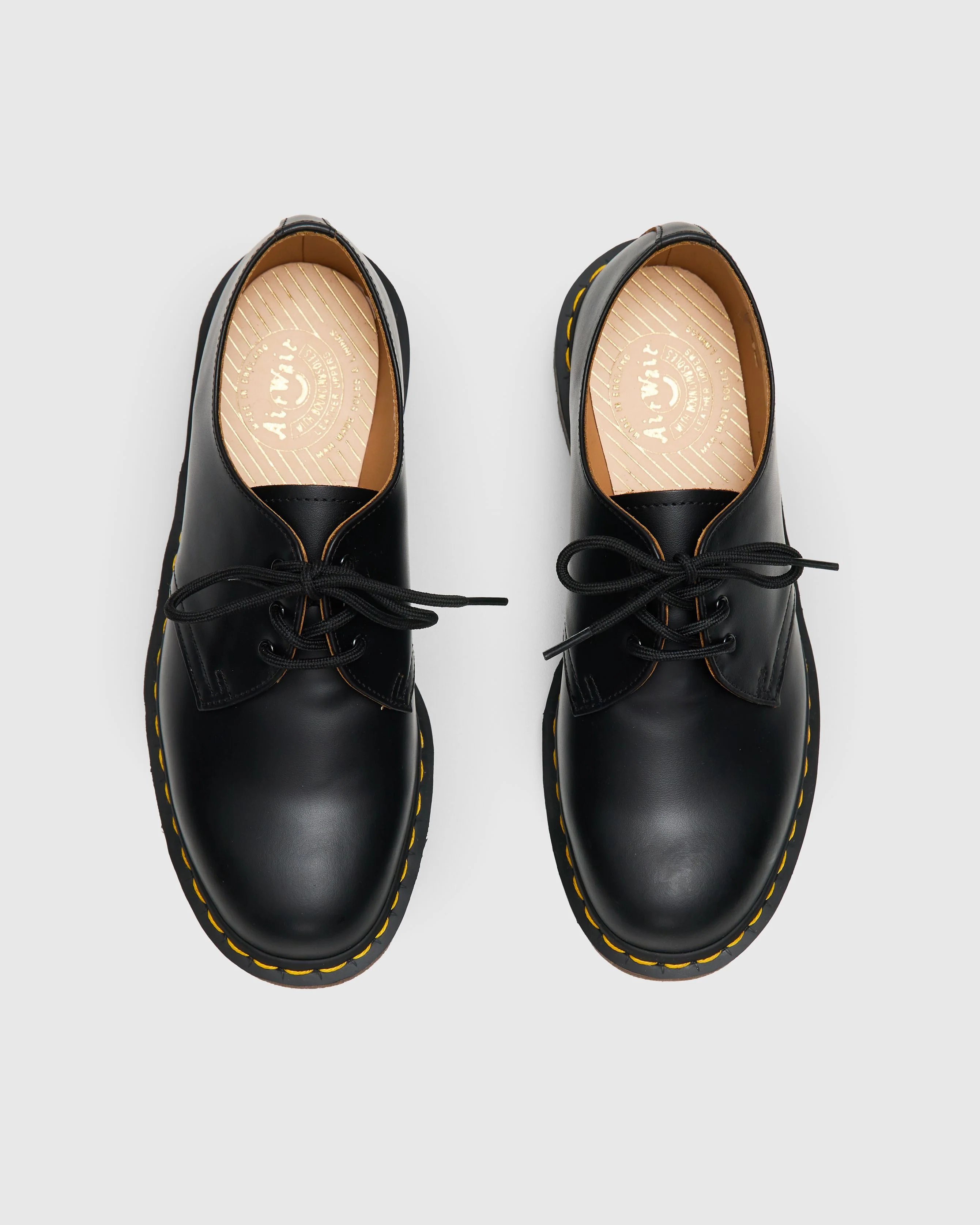 1461 Vintage Made in England Oxford Shoes in Black Quilon - Image 3