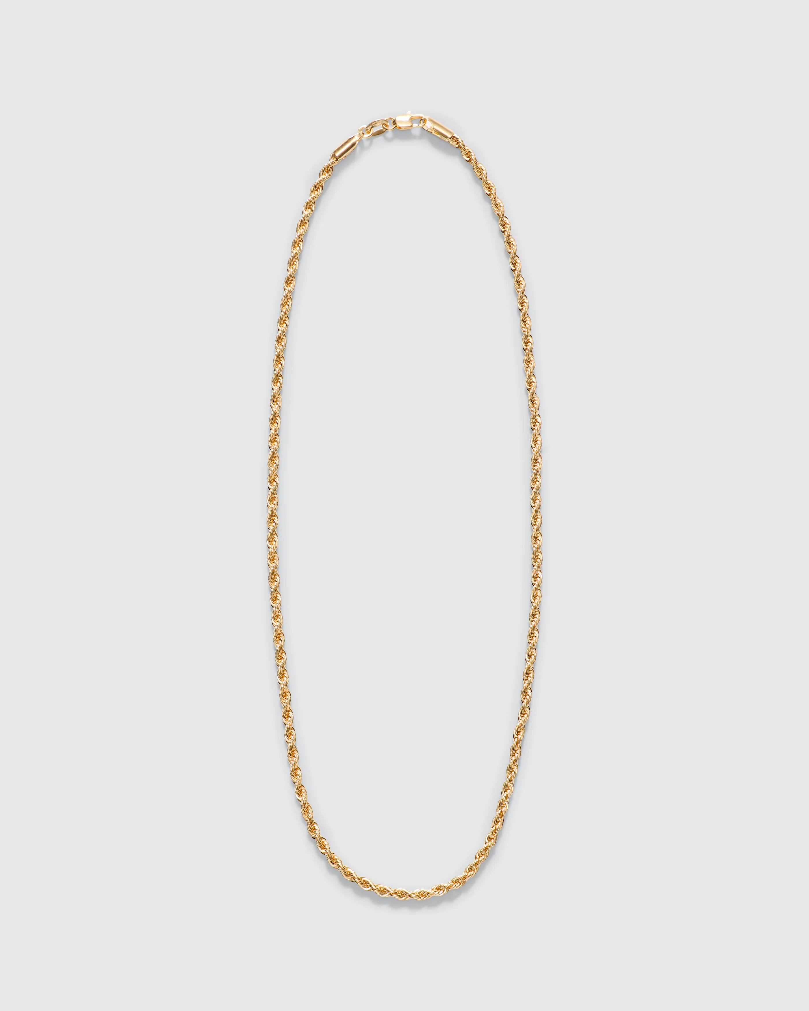 3mm Rope Chain in 18k Gold Fill