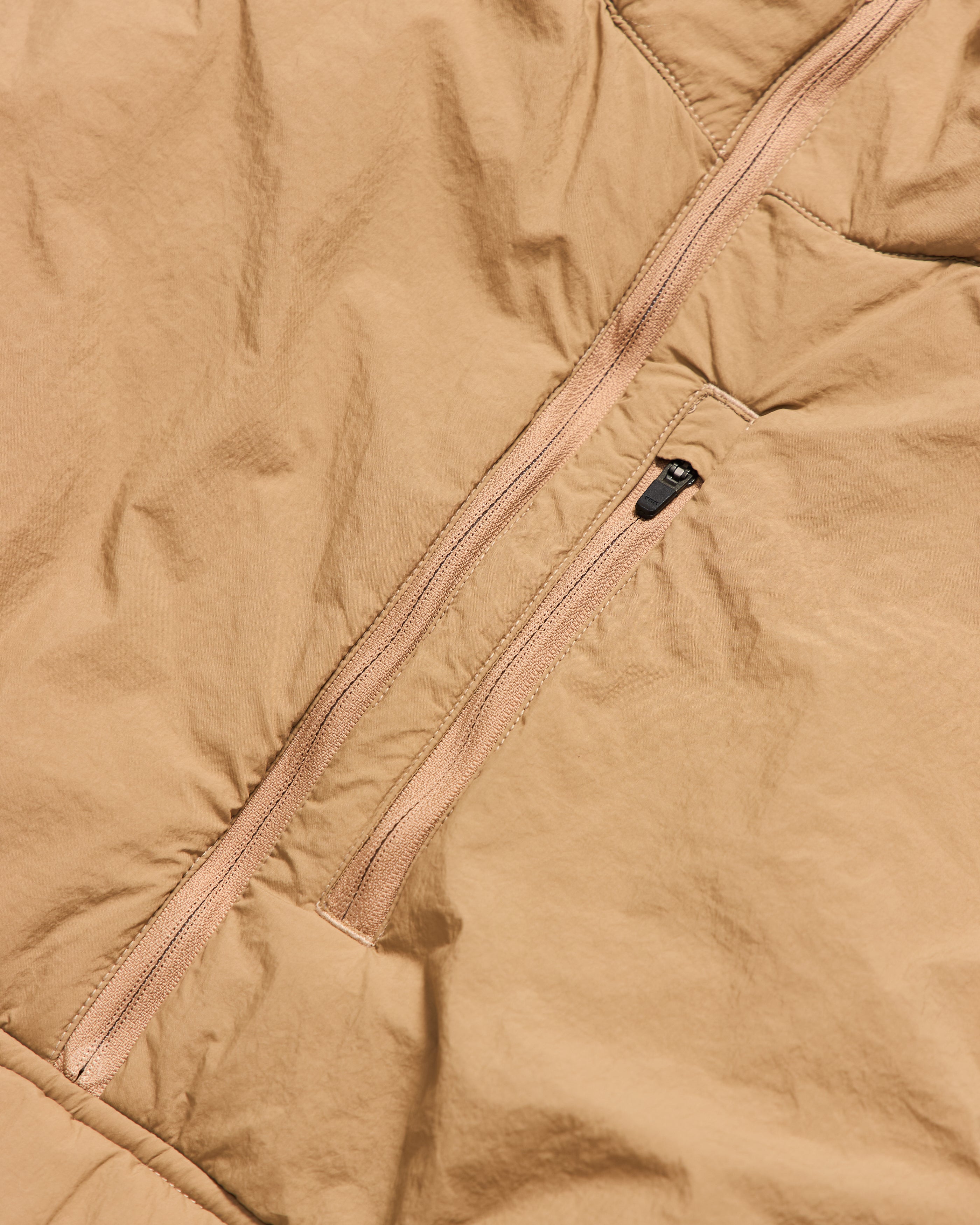 Puff Vest in Safari Nylon - Image 5