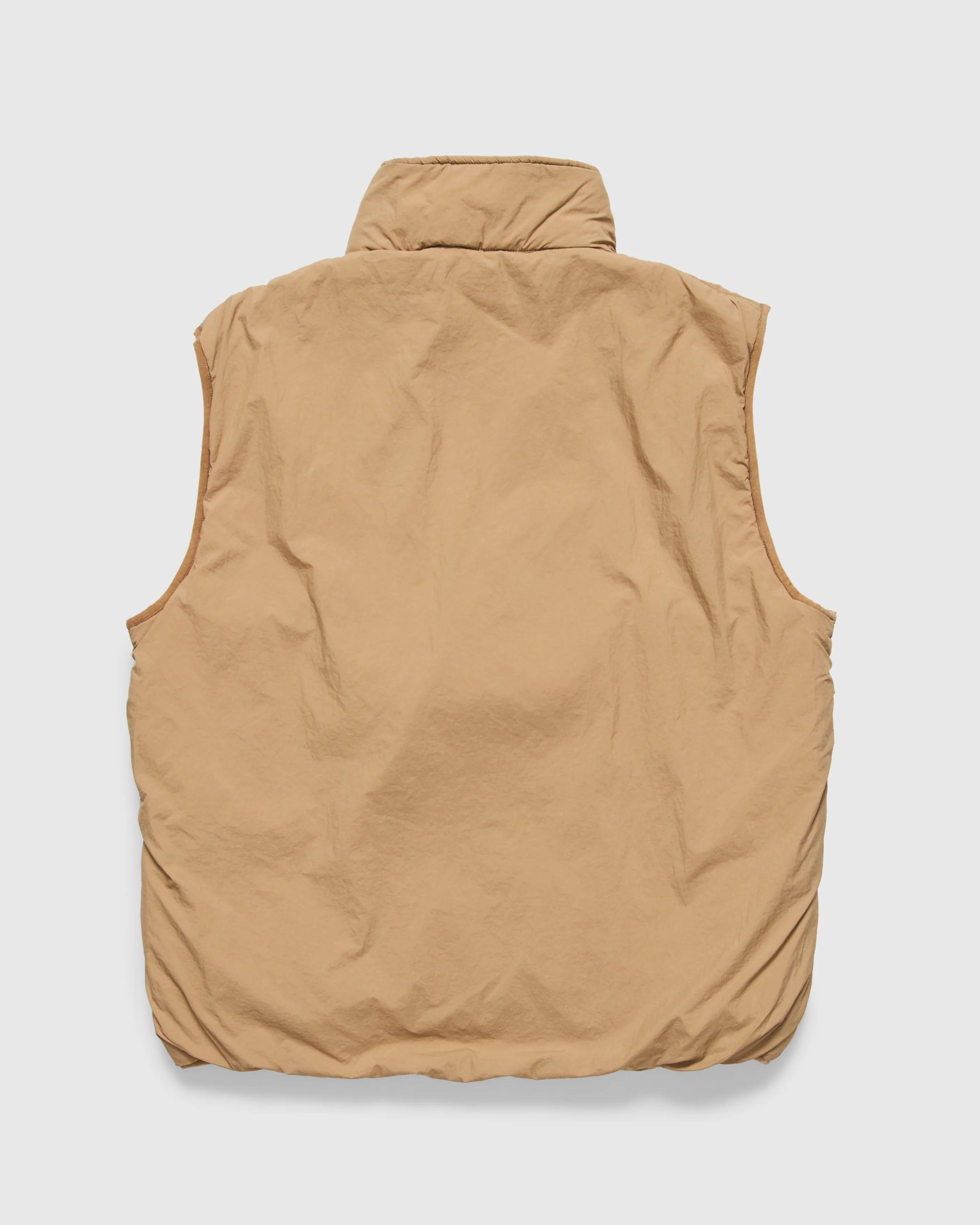 Puff Vest in Safari Nylon - Image 7