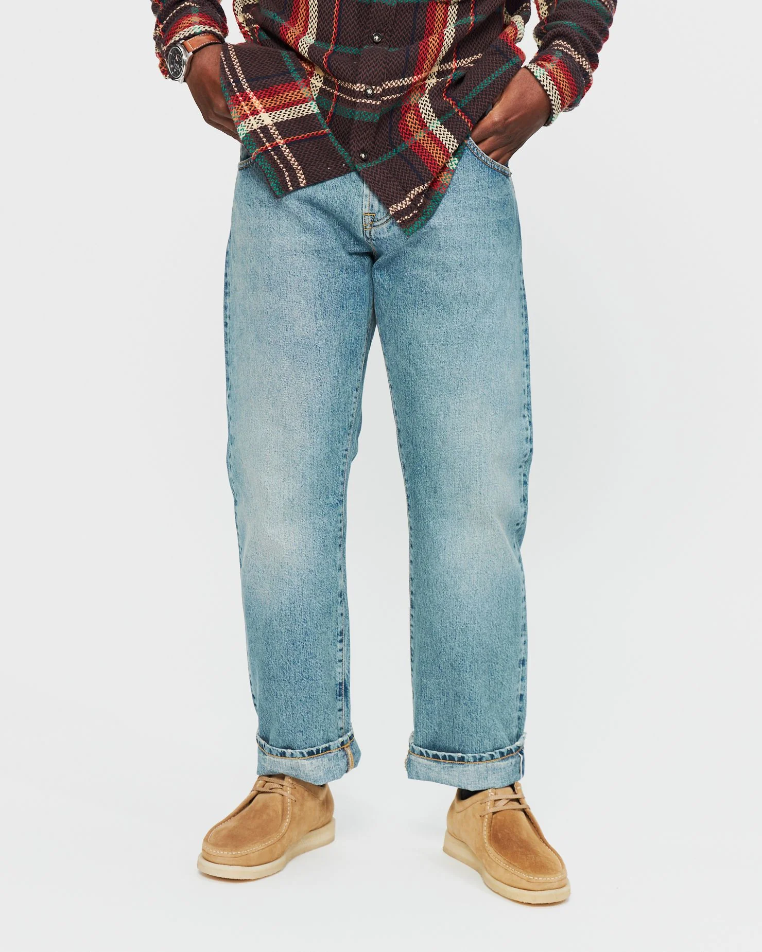 5 Pocket Jean in Bleach Wash - Image 6