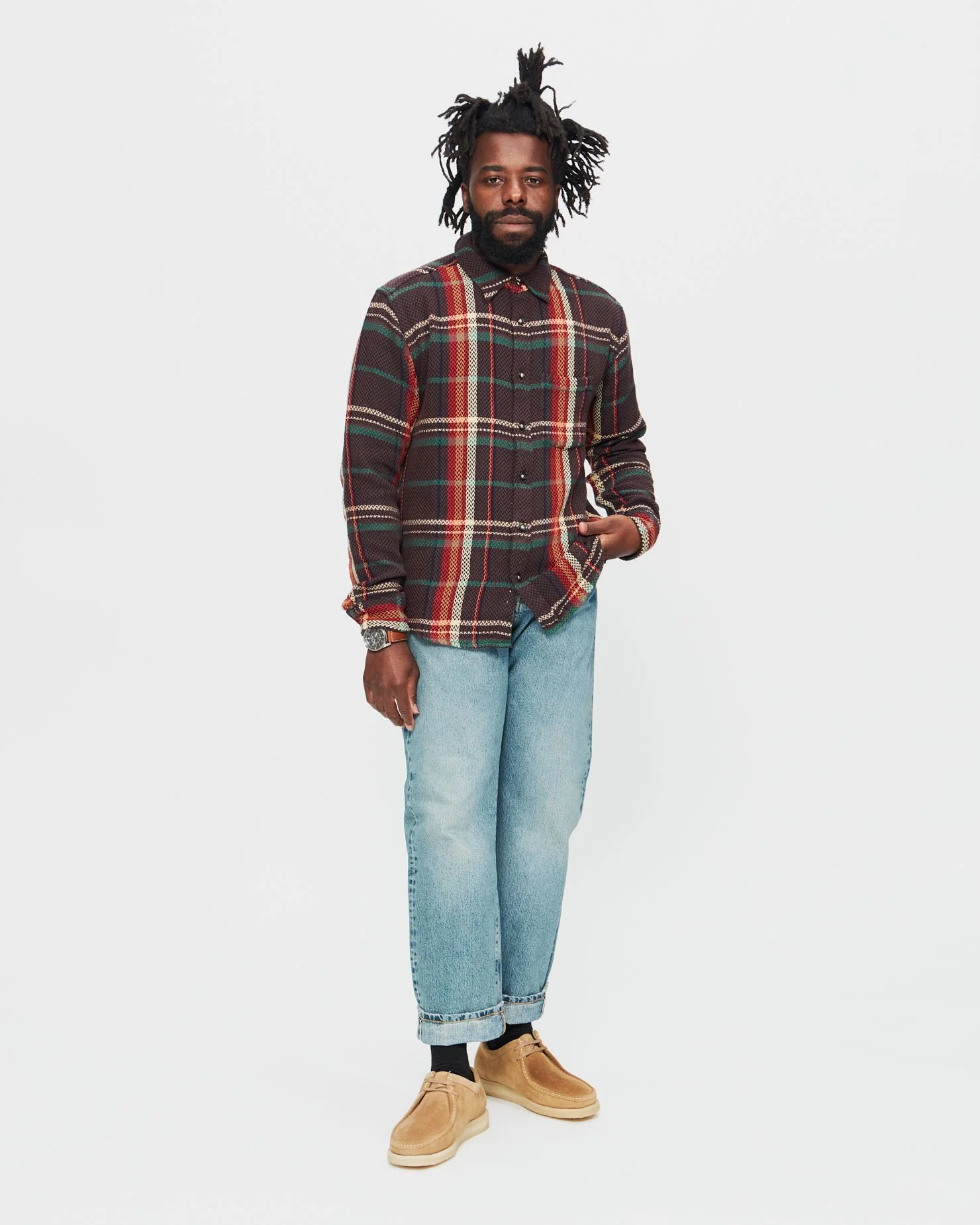 5 Pocket Jean in Bleach Wash - Image 8