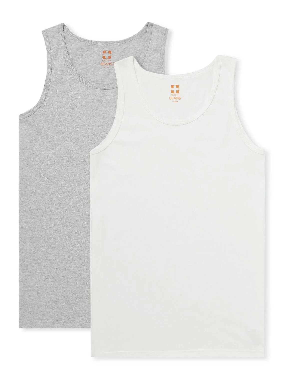 2 Pack Tank Top in White/Grey - Image 4