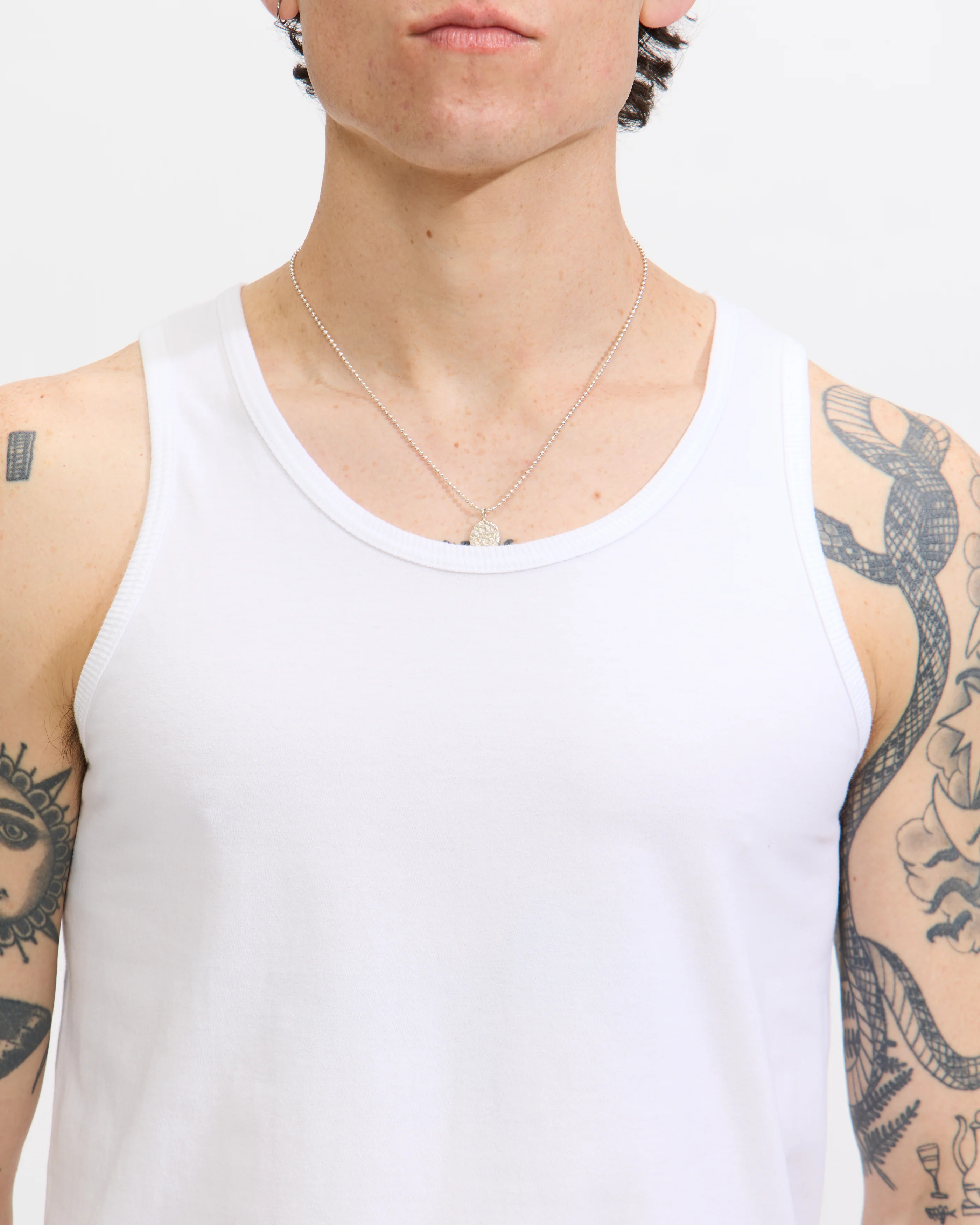 2 Pack Tank Top in White/Grey - Image 8