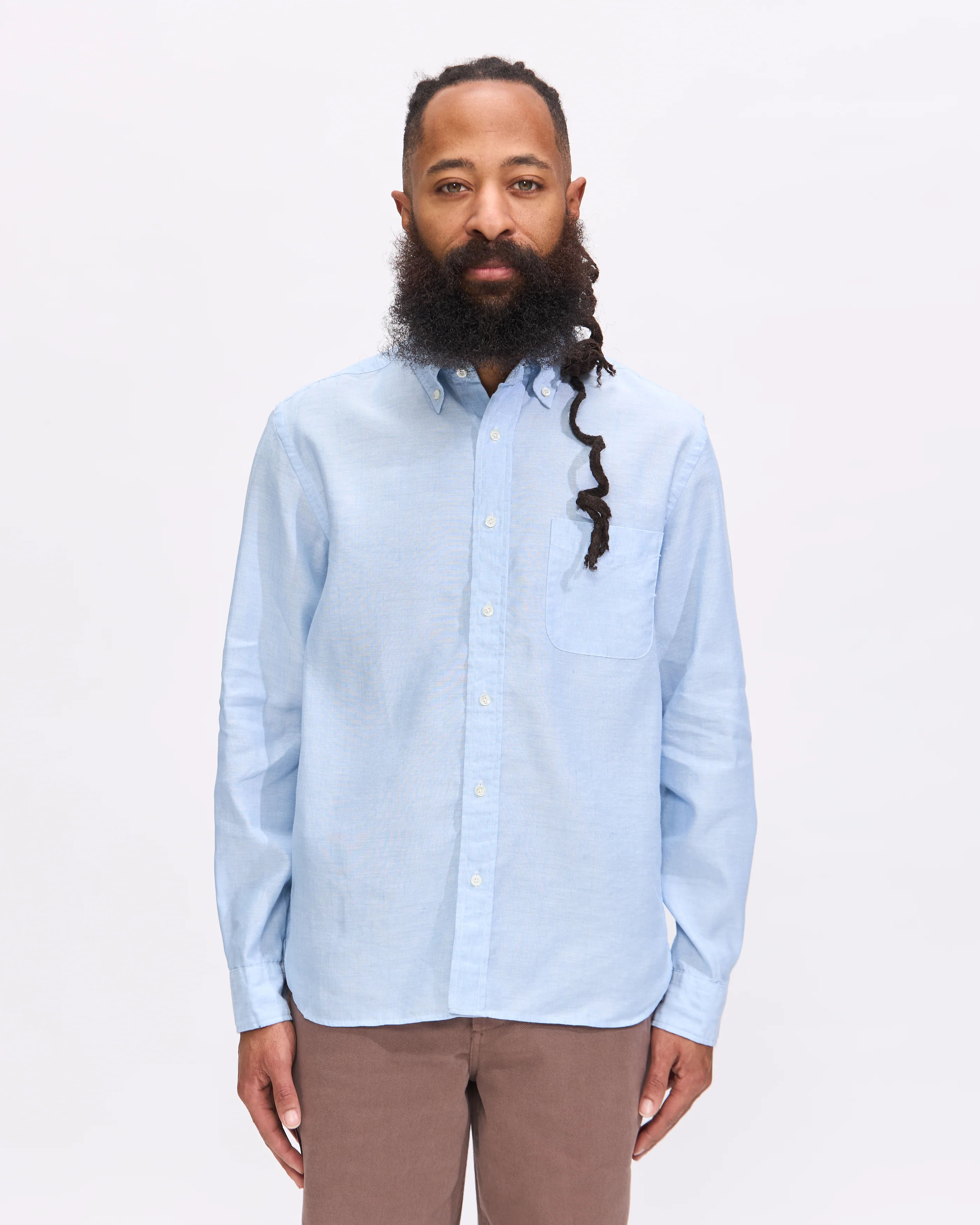 BD Linen COOLMAX® Shirt in Sax