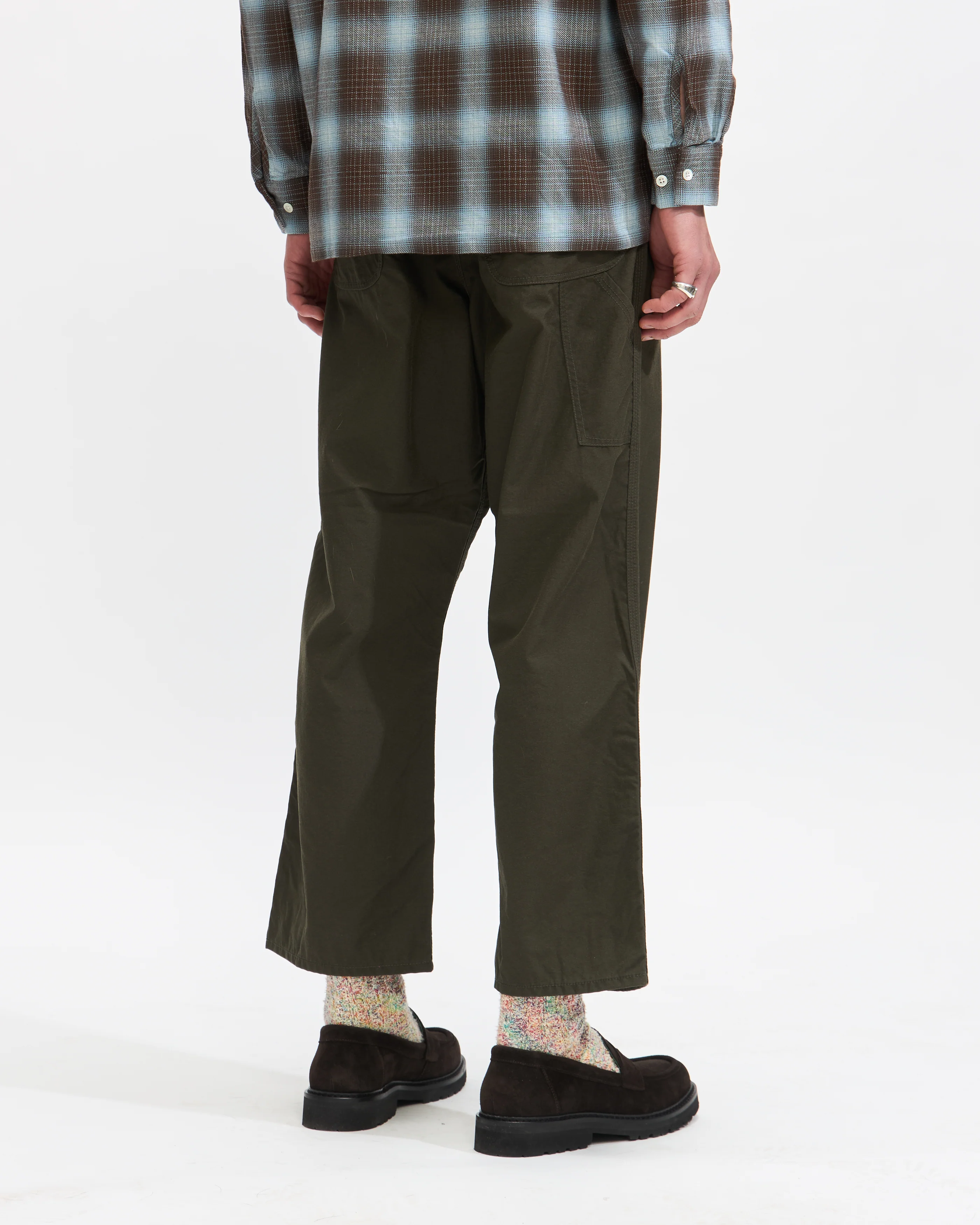 Painter Pants Nylon Oxford in Olive - Image 3