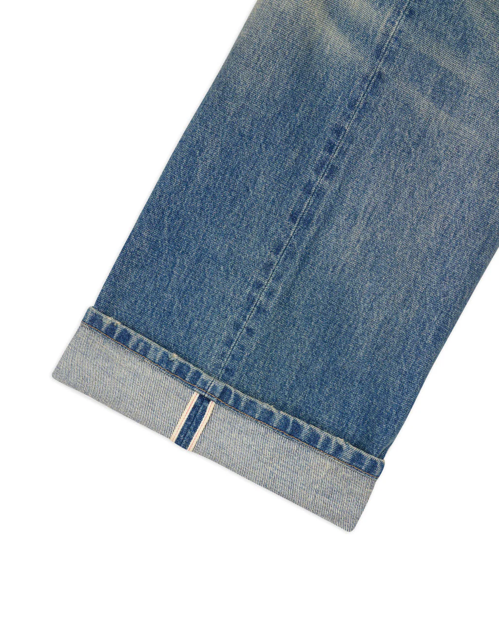 Type 00 15oz. Selvedge Denim Pant in Washed Indigo - Image 5