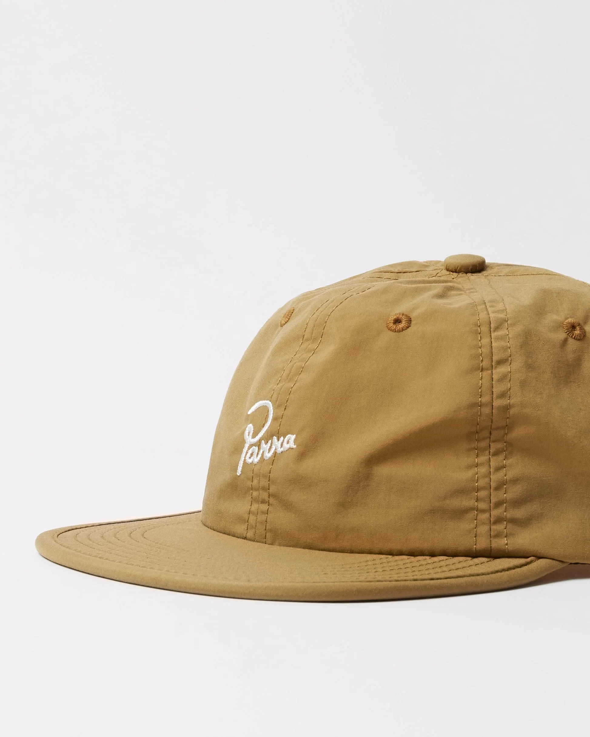 Signature 6 Panel Hat in Brown - Image 3