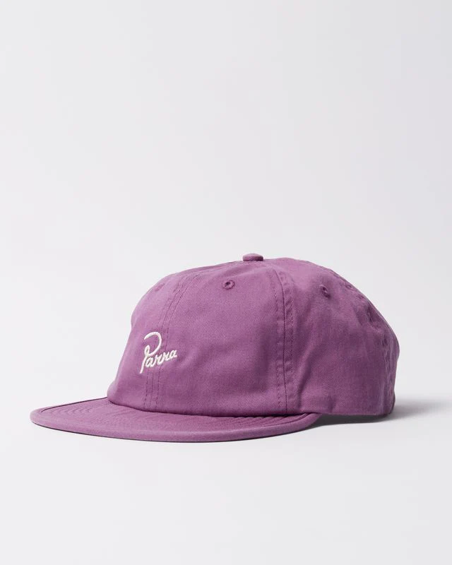 Signature 6 Panel Hat in Purple - Image 2
