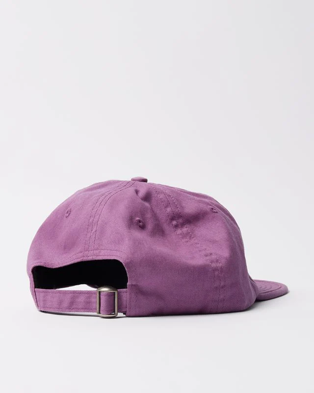 Signature 6 Panel Hat in Purple - Image 3