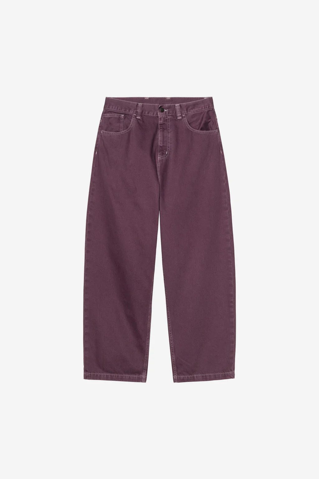 Brandon Pant Twill Stone Dyed in Cozy Purple