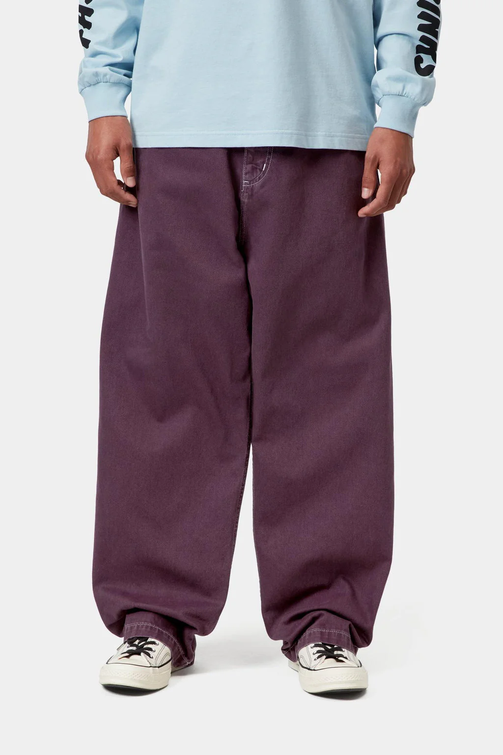 Brandon Pant Twill Stone Dyed in Cozy Purple - Image 3