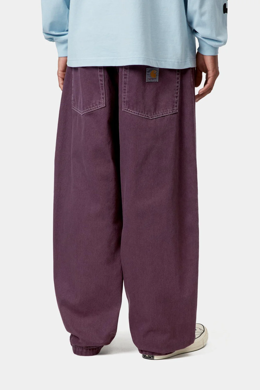 Brandon Pant Twill Stone Dyed in Cozy Purple - Image 4