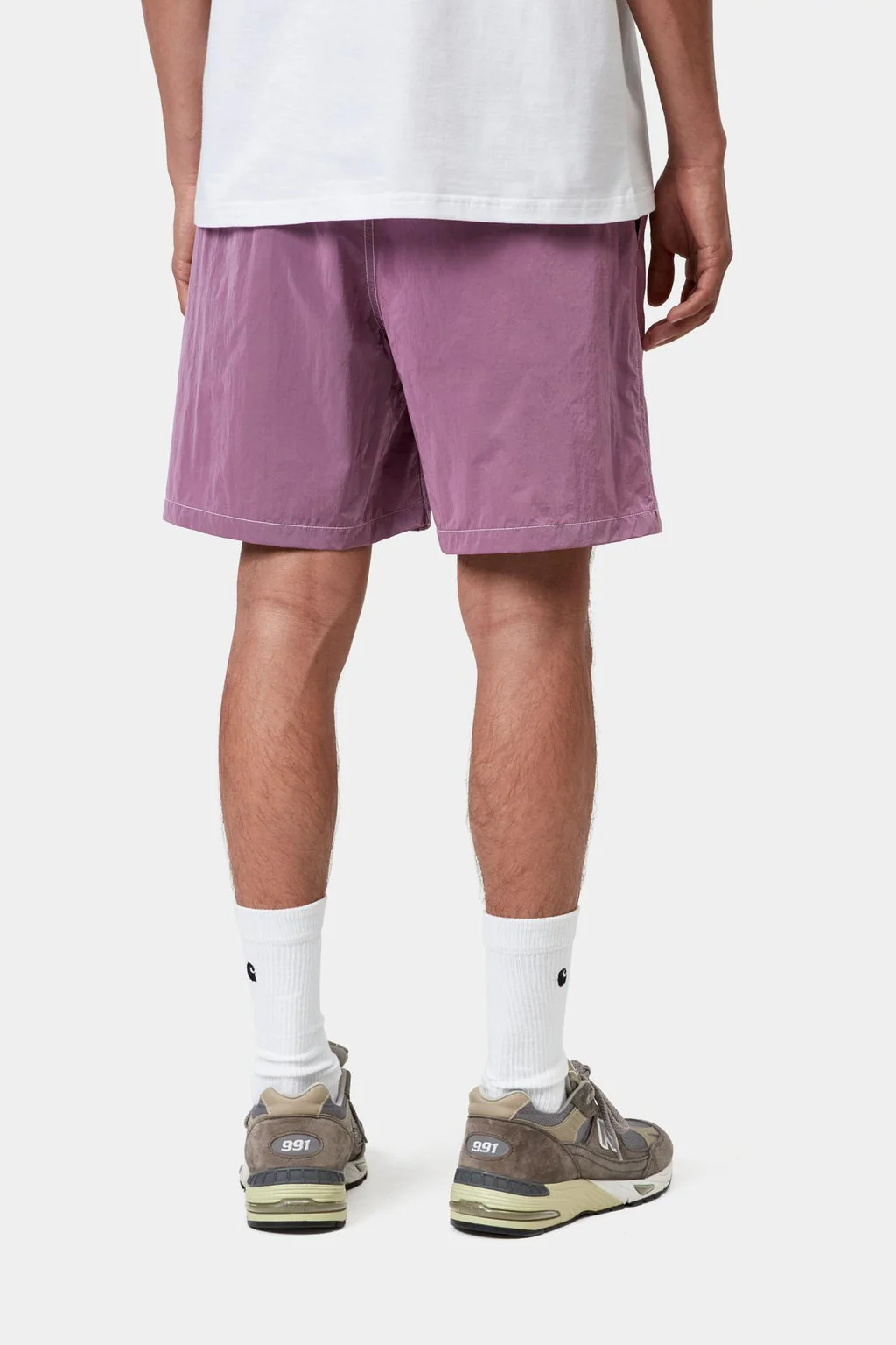 Canby Swim Trunk in Gentle Purple / White - Image 4