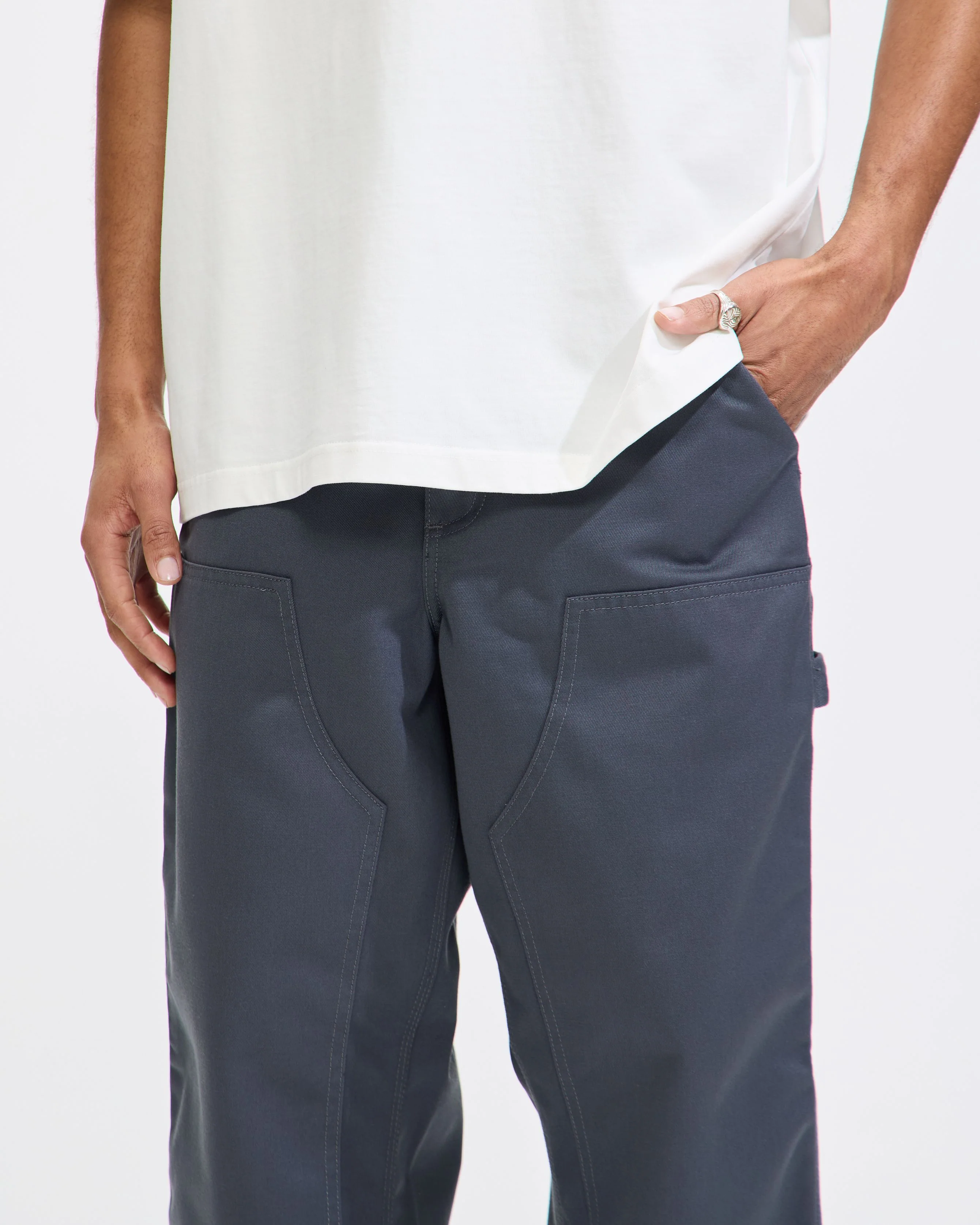 Double Knee Pant Denison Twill in Zeus - Image 3