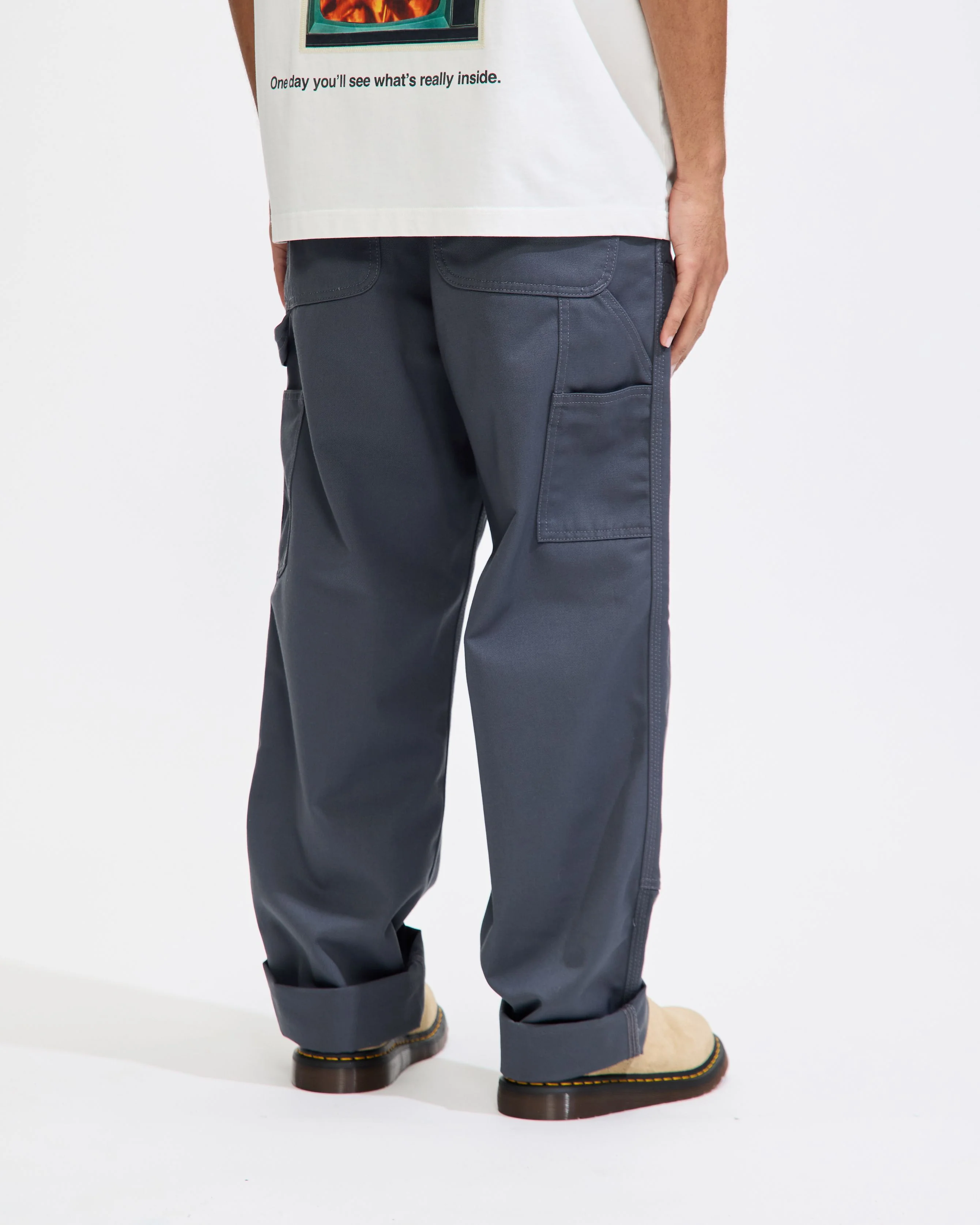 Double Knee Pant Denison Twill in Zeus - Image 4