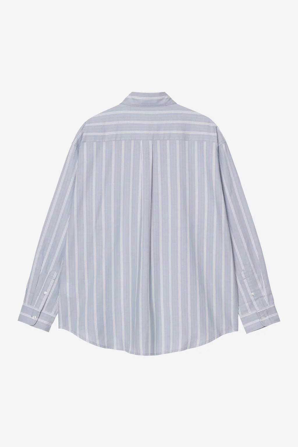 L/S Beale Stripe Shirt in Gentle Blue - Image 4