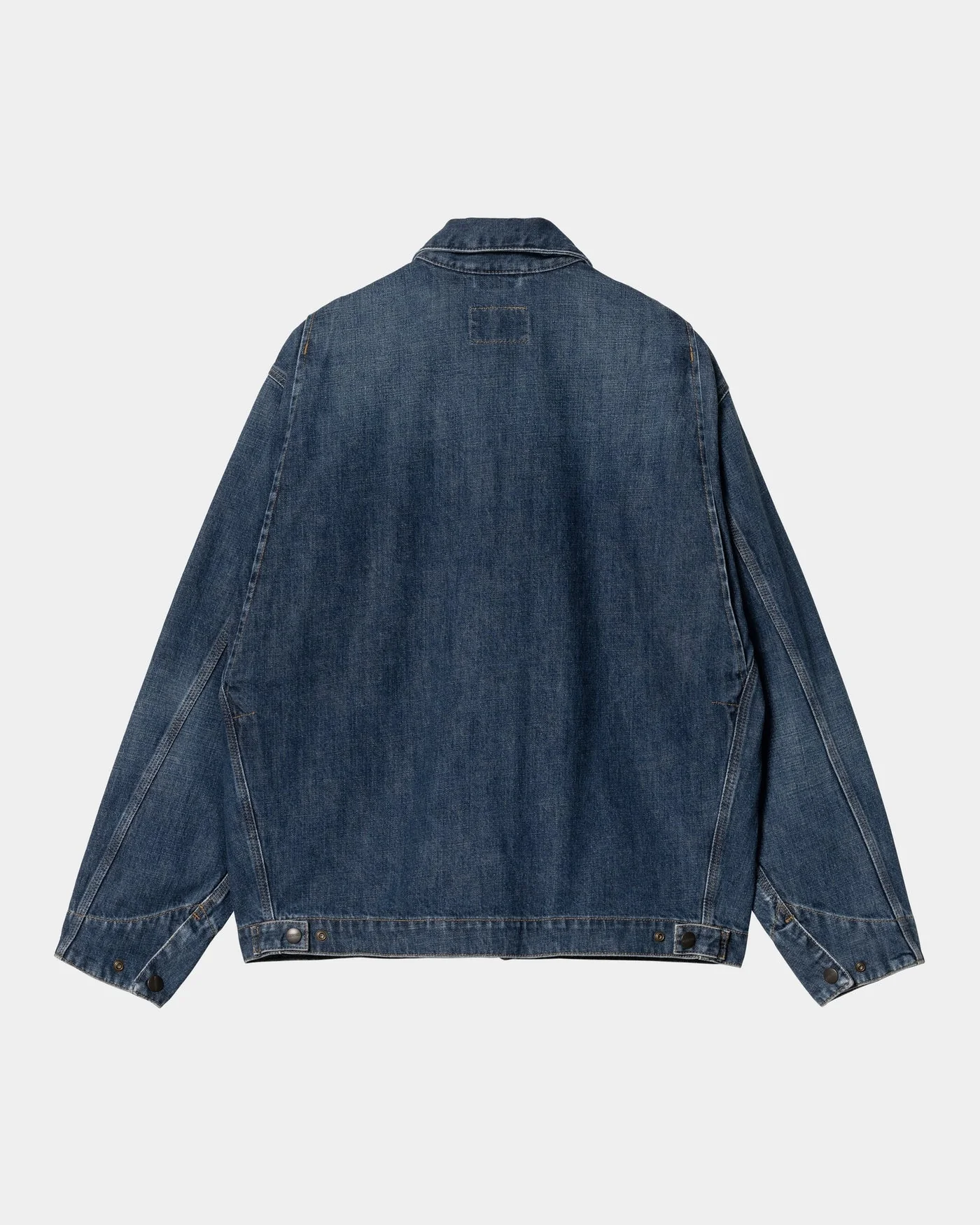 OG Detroit Jacket in  Blue Dark Used Wash Denim - Image 2