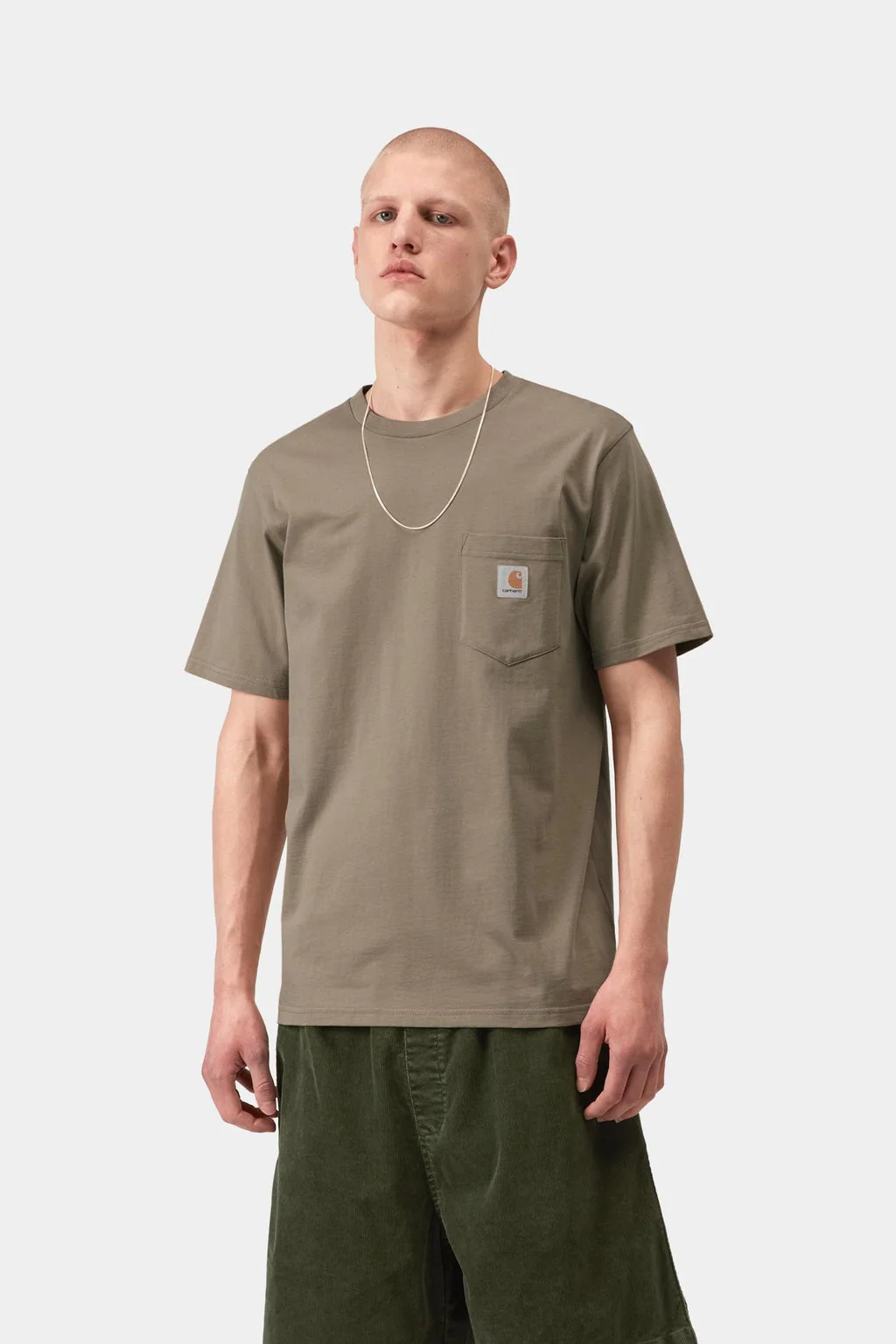 S/S Pocket Tee in Iron - Image 2