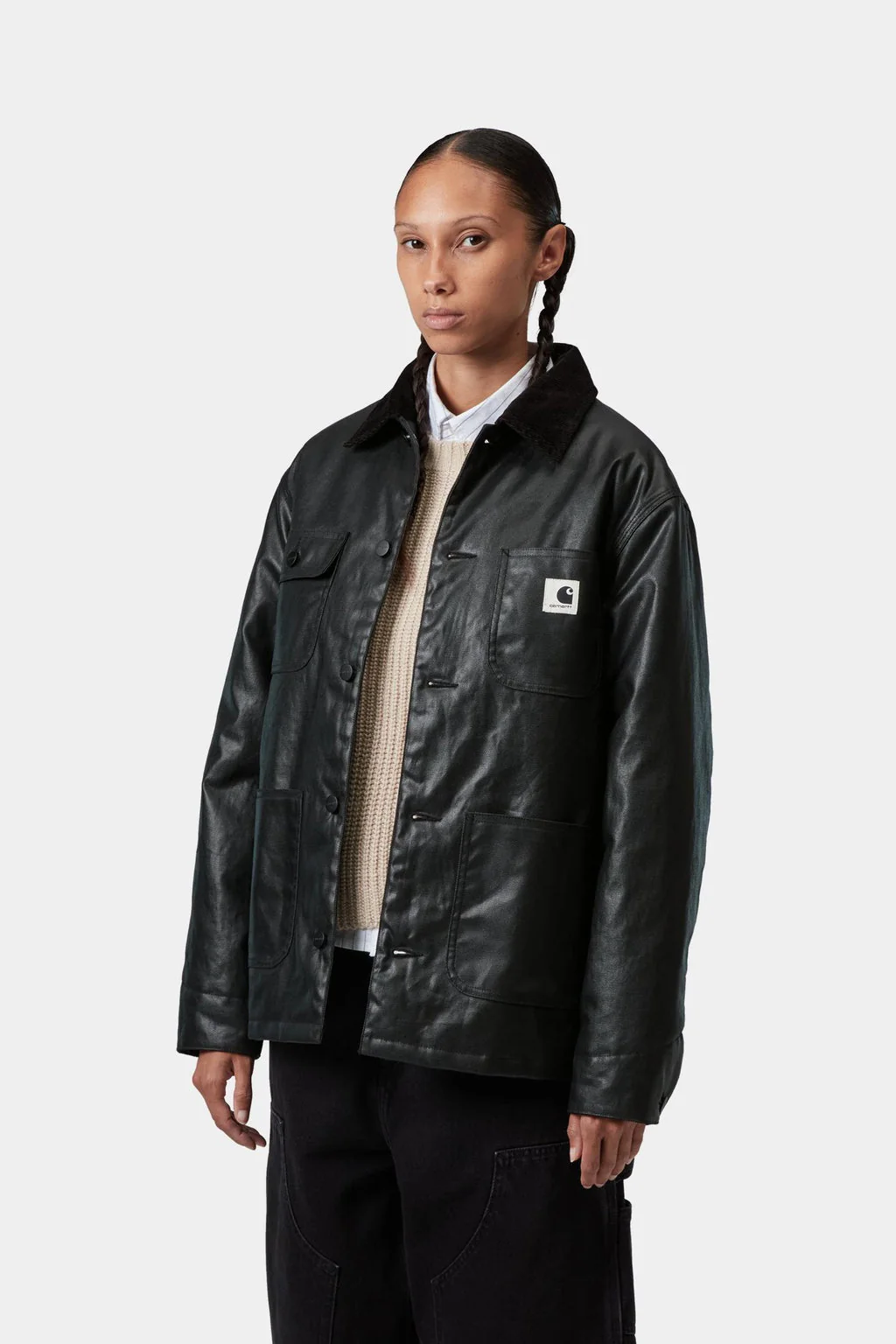 Women's Dean Michigan Jacket in Black - Image 2