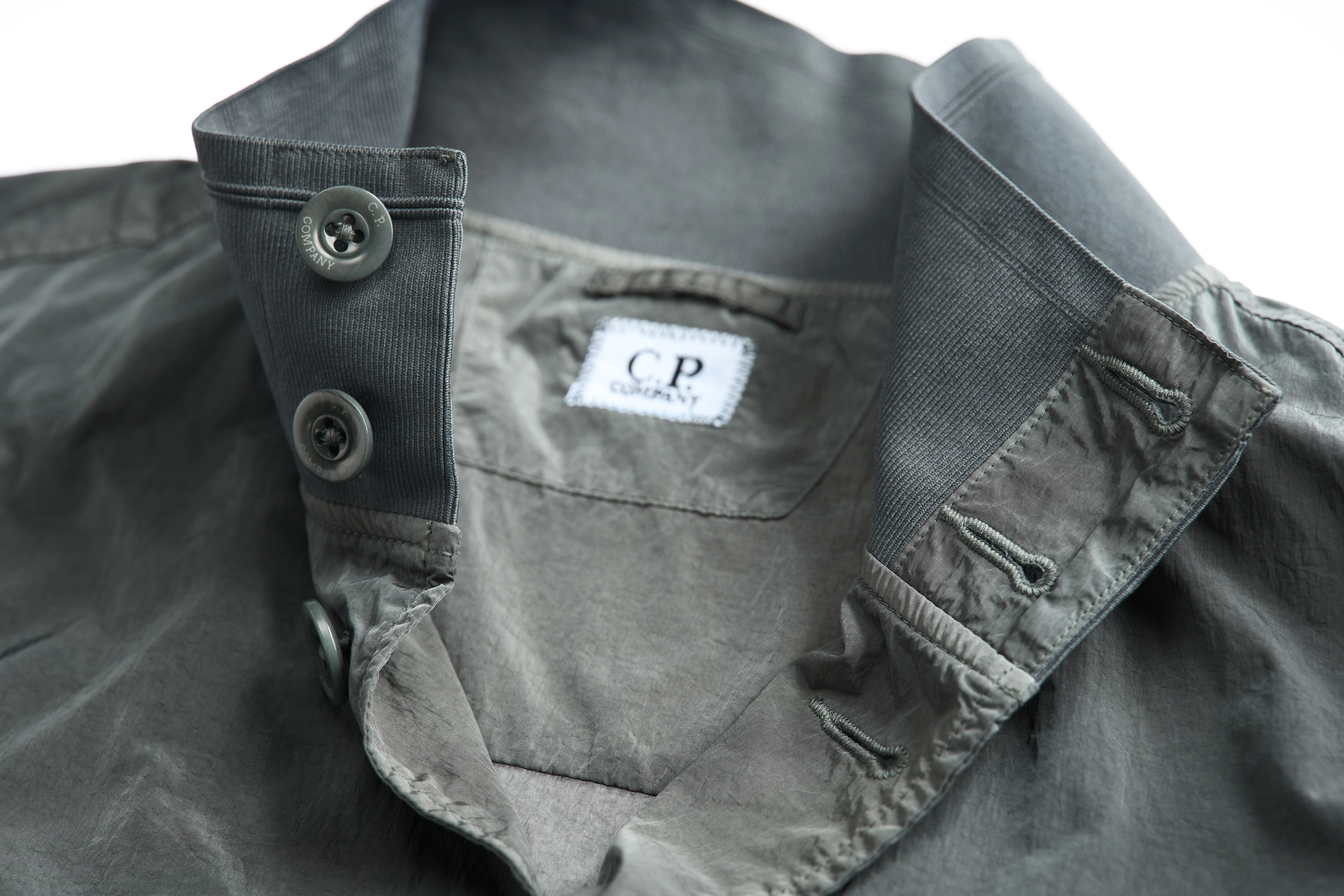 Chrome-R Full Button Jacket in Smoked Pearl - Image 3