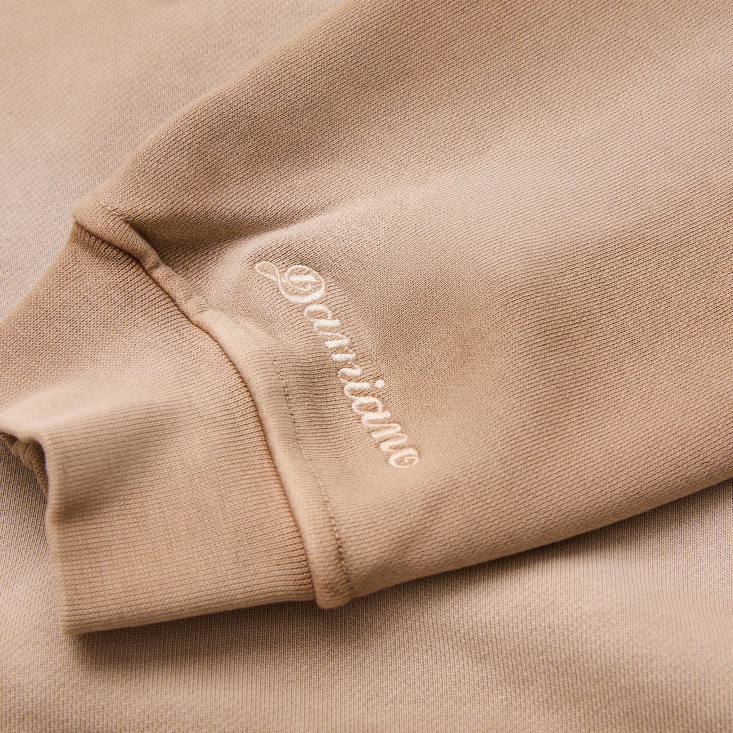 Mineral Wash Hoodie in Cream - Image 3