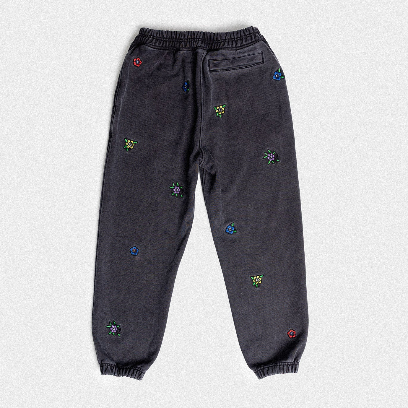 Ultra Heavyweight Floral Sweatpants in Vintage Black - Image 5