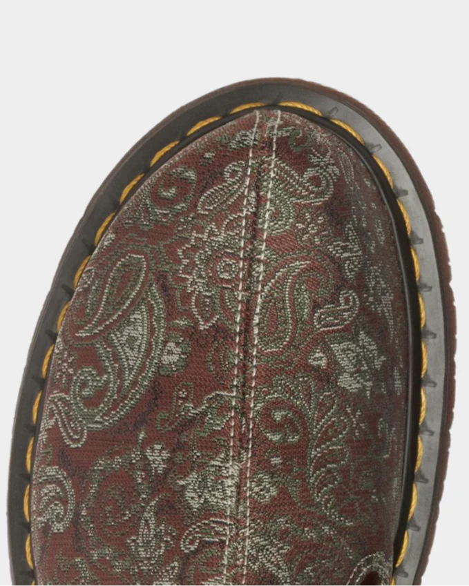 San Mule Jacquard Paisley in Russet Multi - Image 3