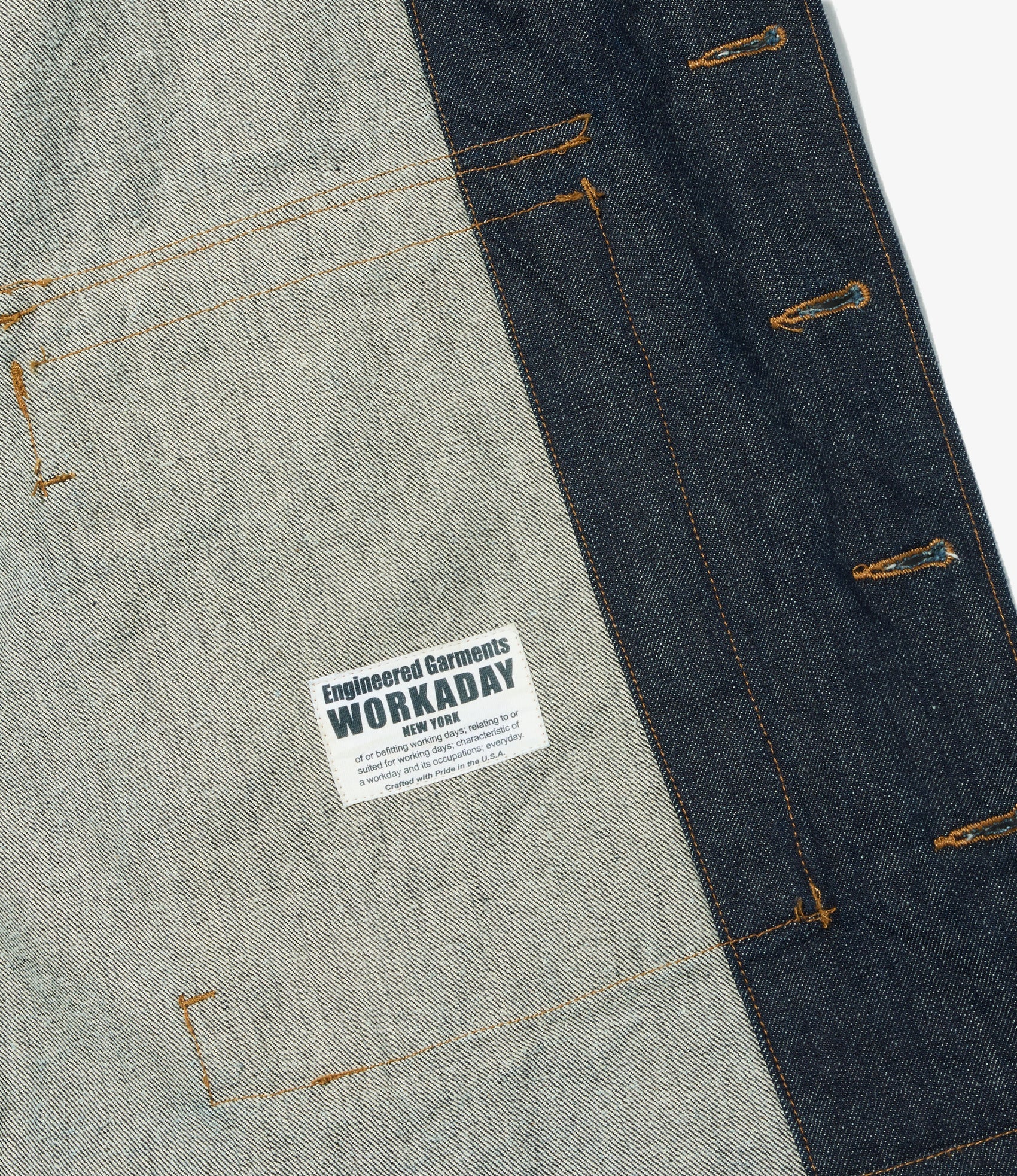 Sea Bees Jacket in Indigo 12 oz. Cone Denim - Image 3