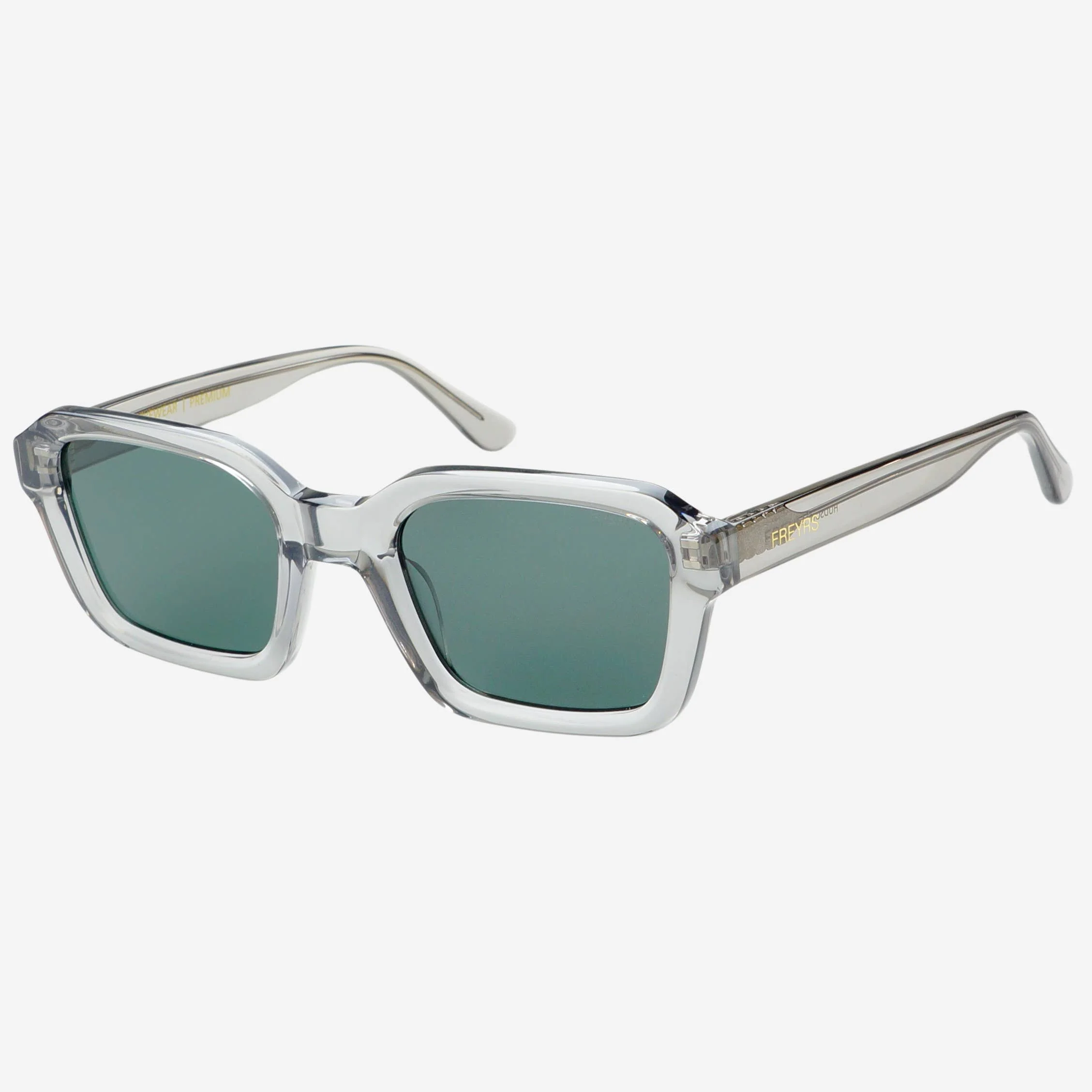 Hudson Acetate Rectangular Sunglasses in Gray - Image 3