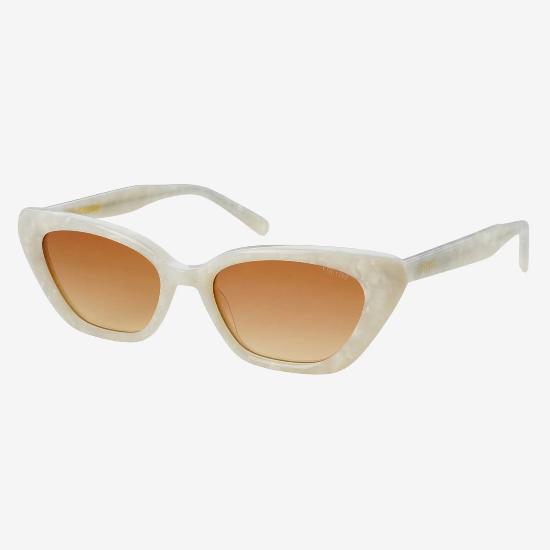 Mia Acetate Cat Eye Sunglasses in Pearl - Image 3