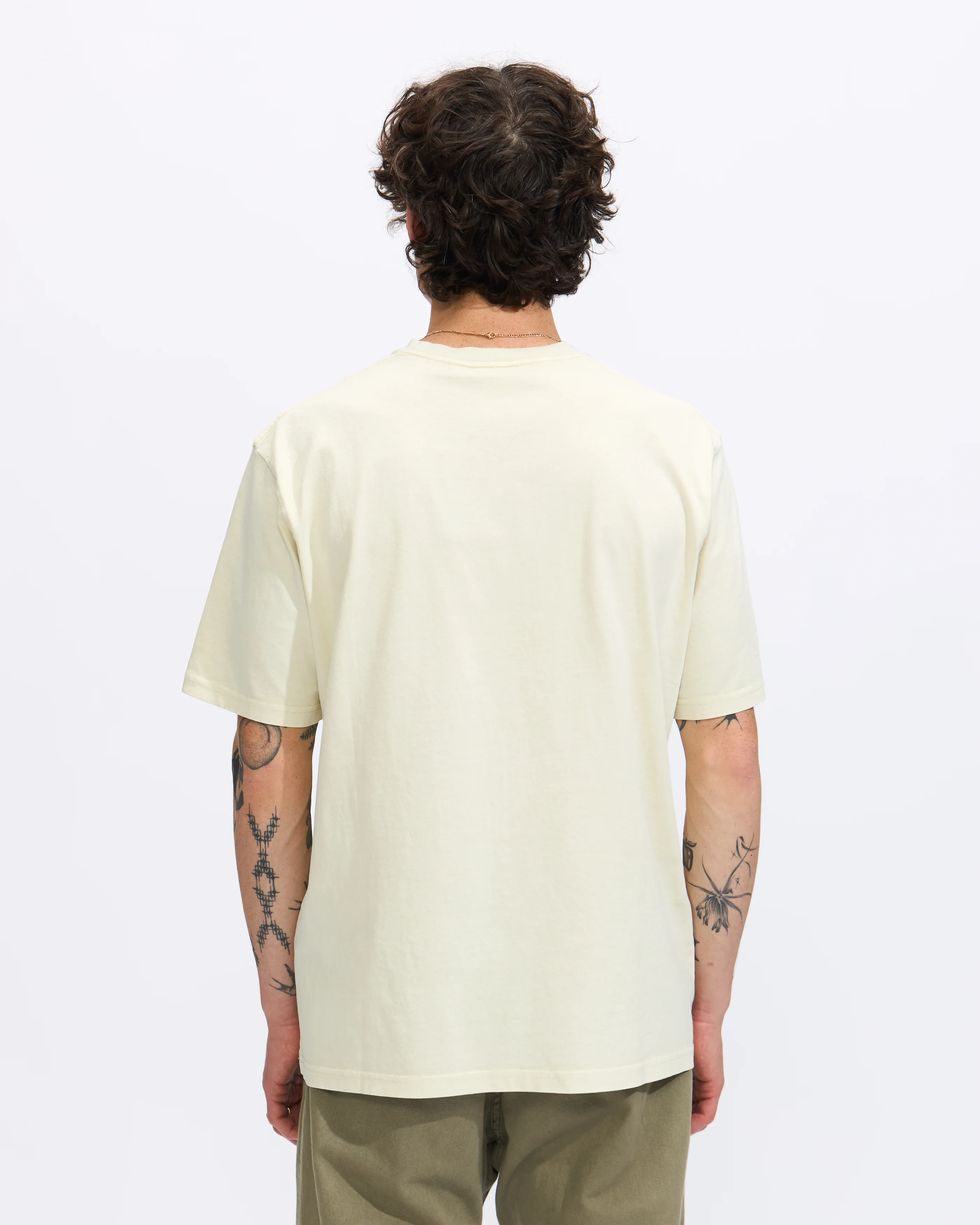 One Point Tee in Natural Pigment Dye - Image 4