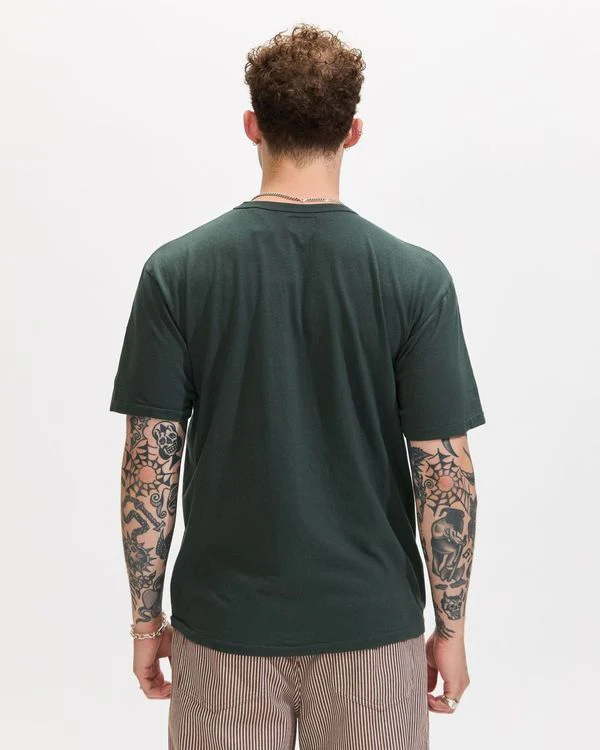 Haleiwa SS Tee in Darkest Spruce - Image 4