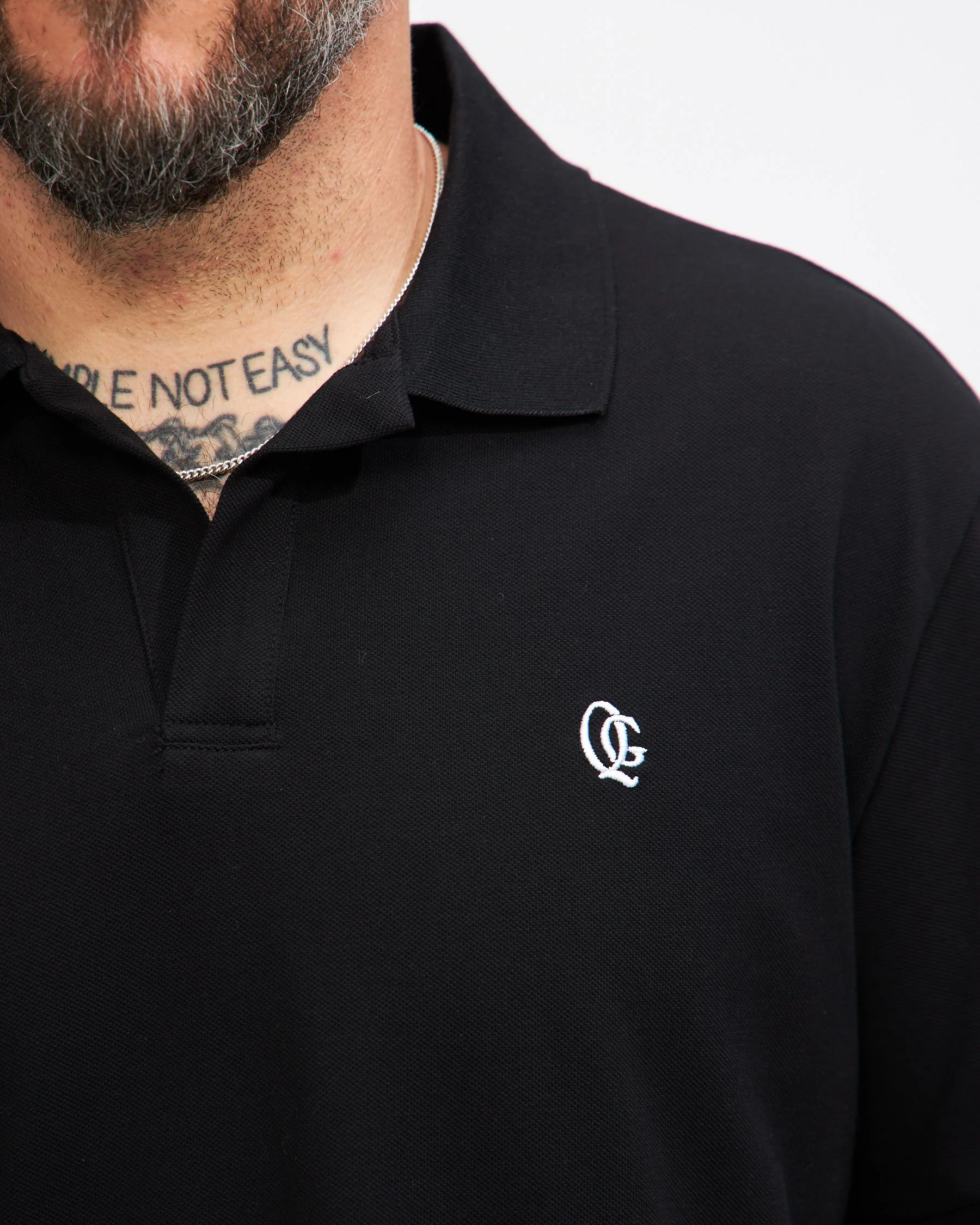 Heritage Polo in Black - Image 2