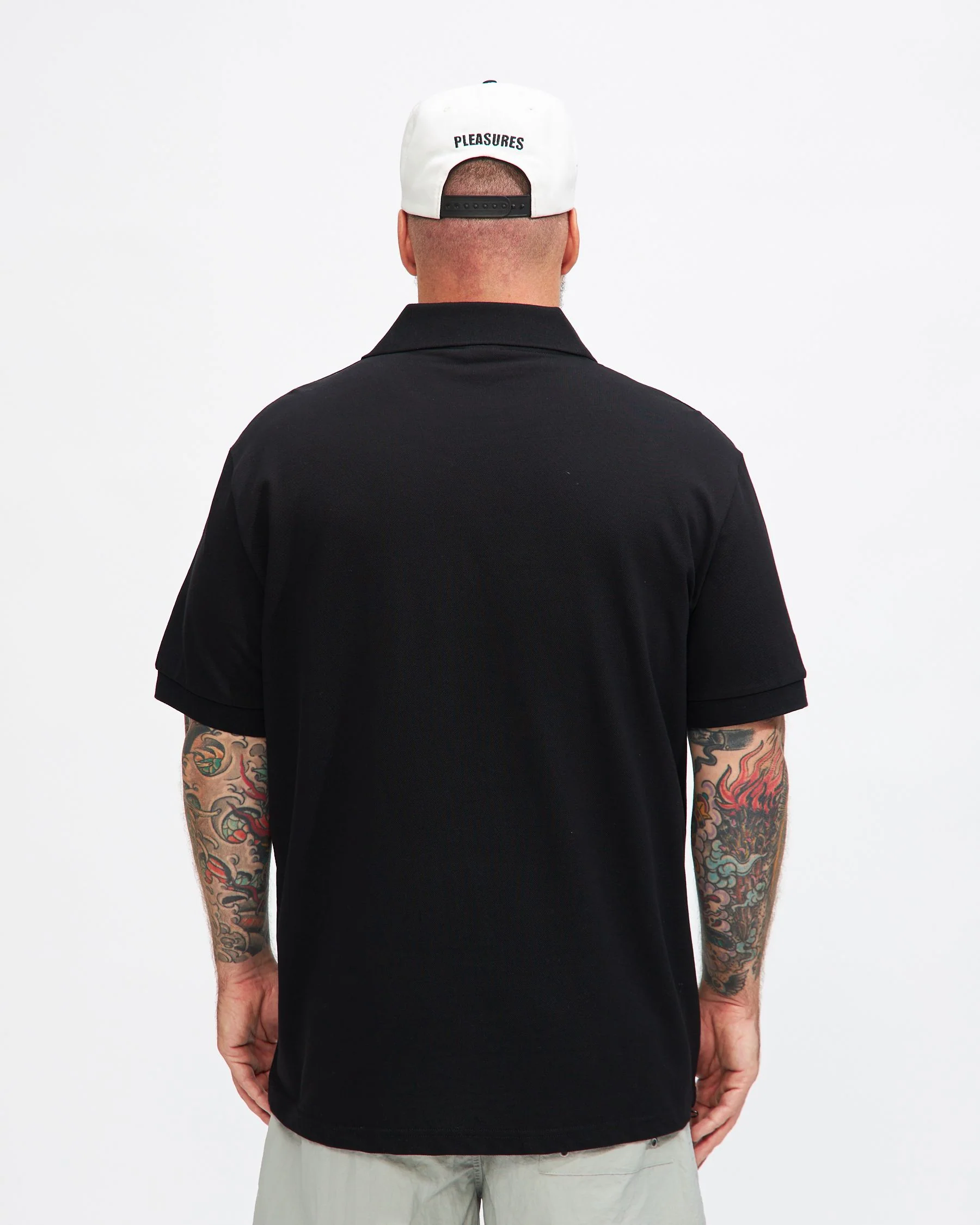 Heritage Polo in Black - Image 3
