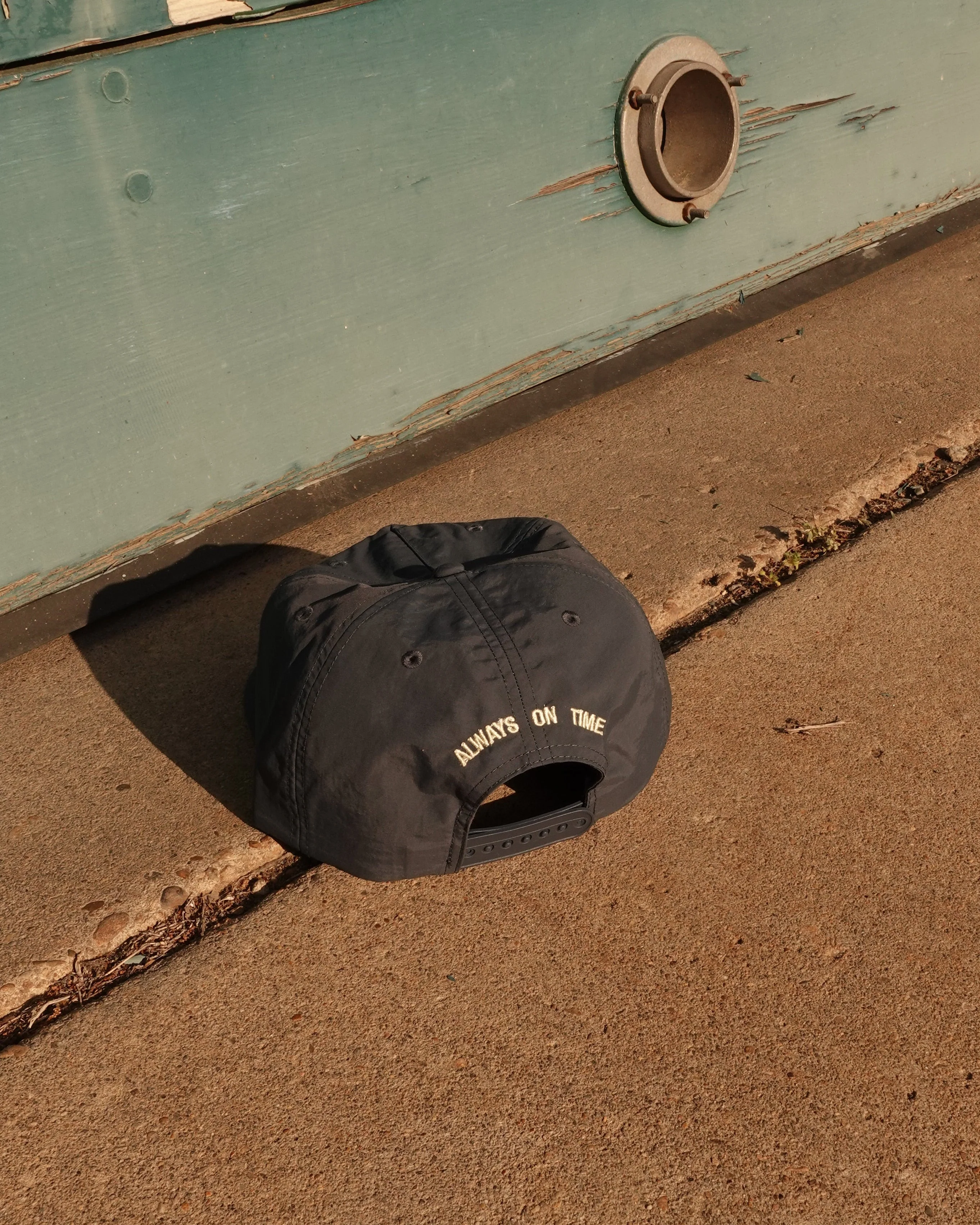 Chronograph Nylon Hat in Petrol Blue - Image 2