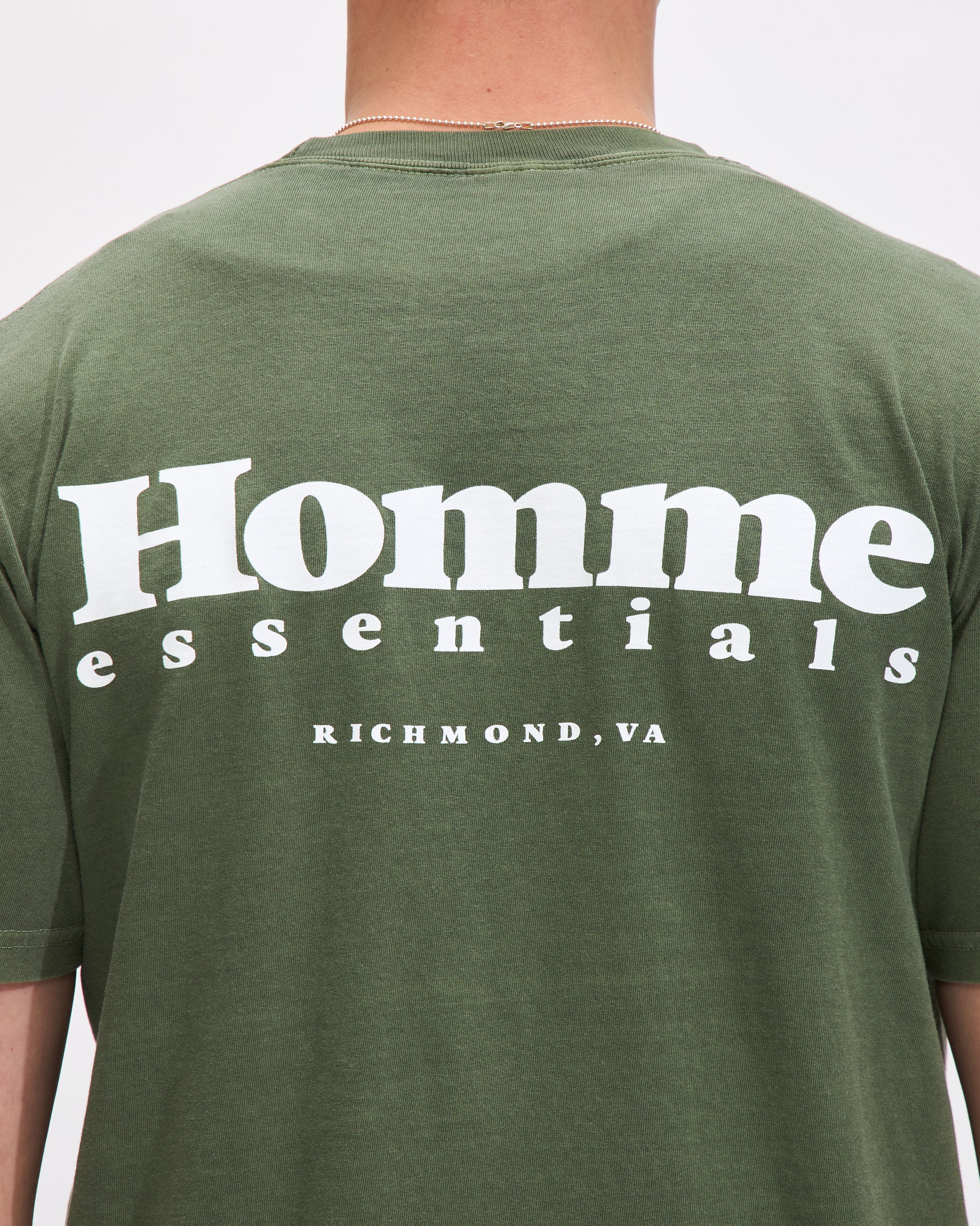 Homme Shop Tee in Hemp - Image 4