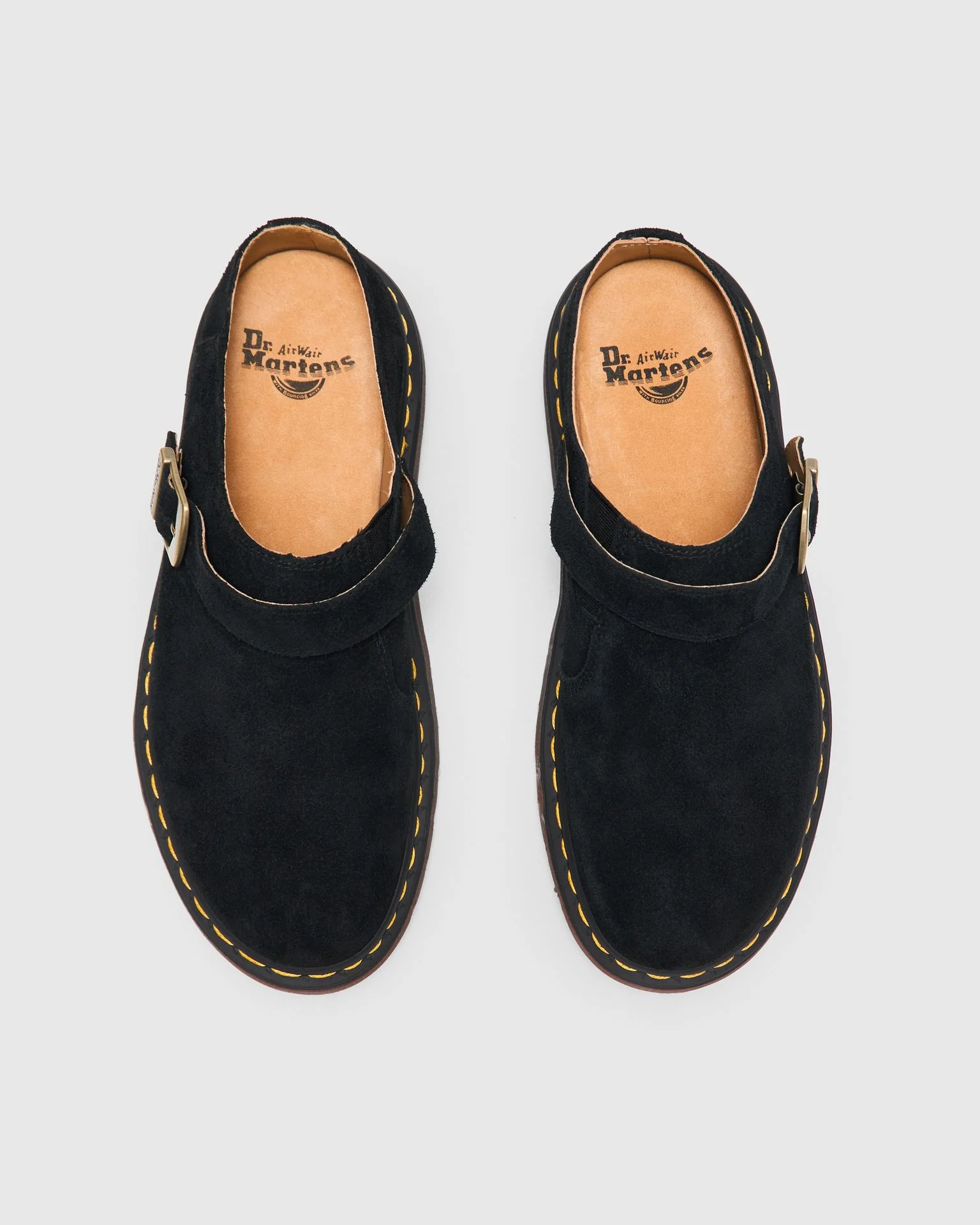 Isham Slingback Mule in Black Desert Oasis Suede - Image 3