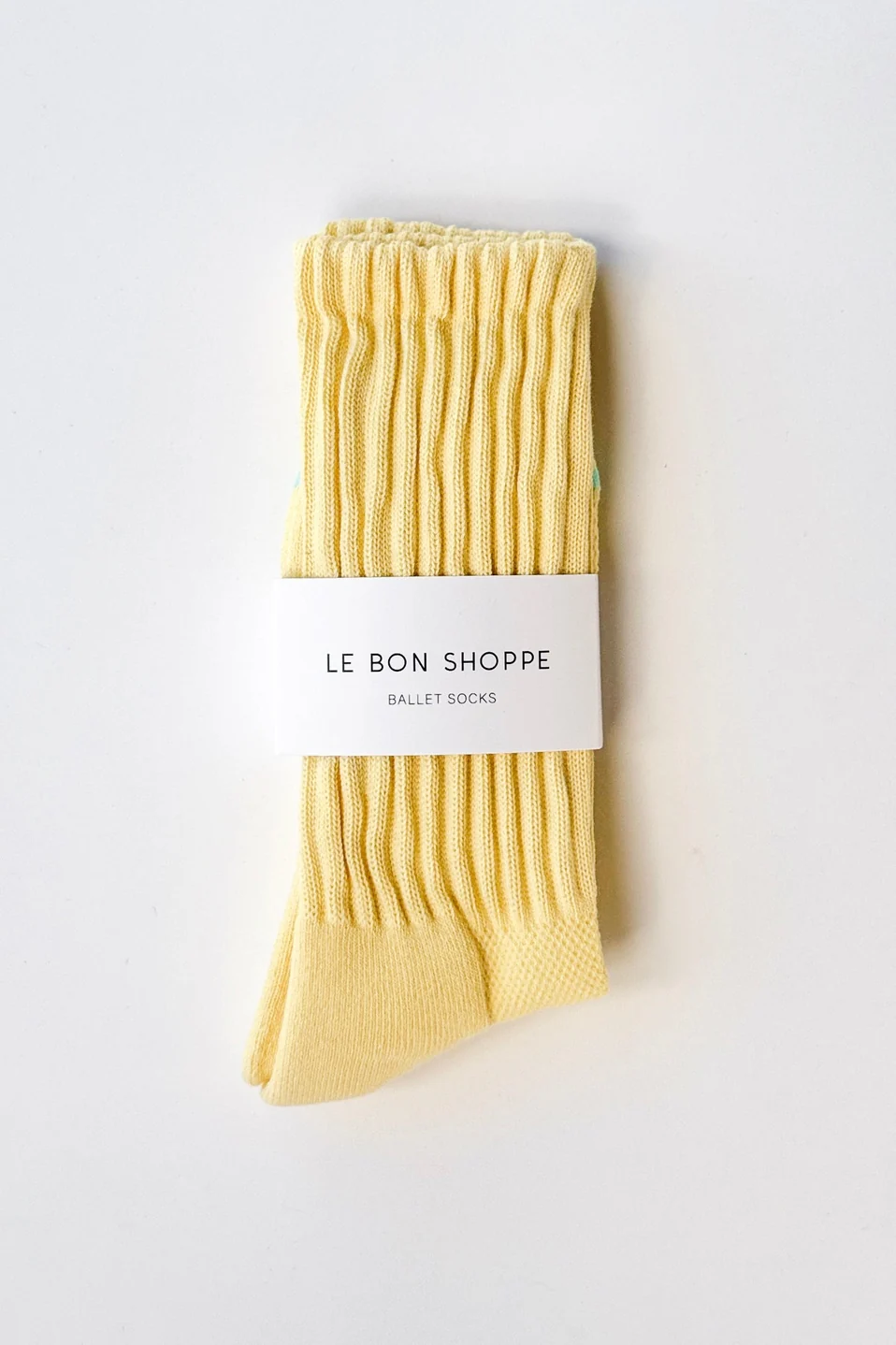 Ballet Socks in Pale Yellow - Image 2