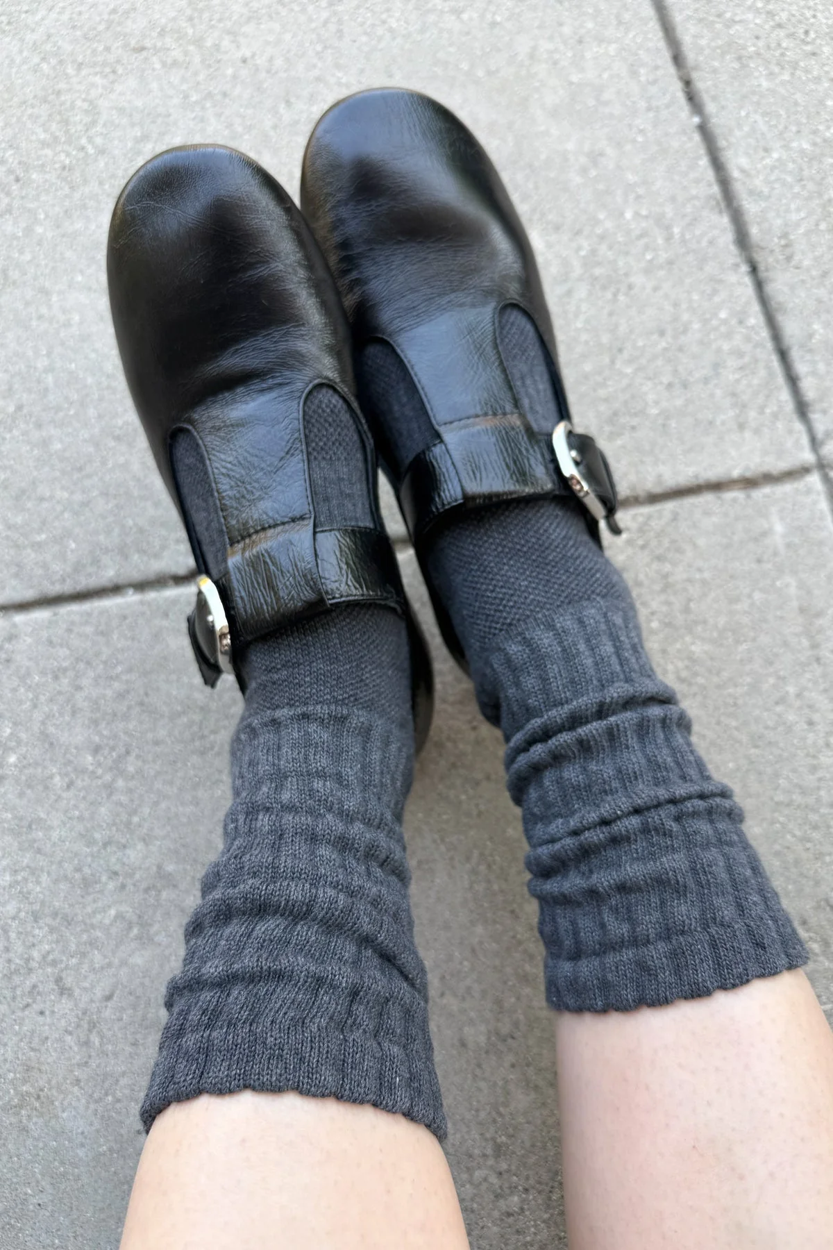 Ballet Socks in Charcoal - Image 3