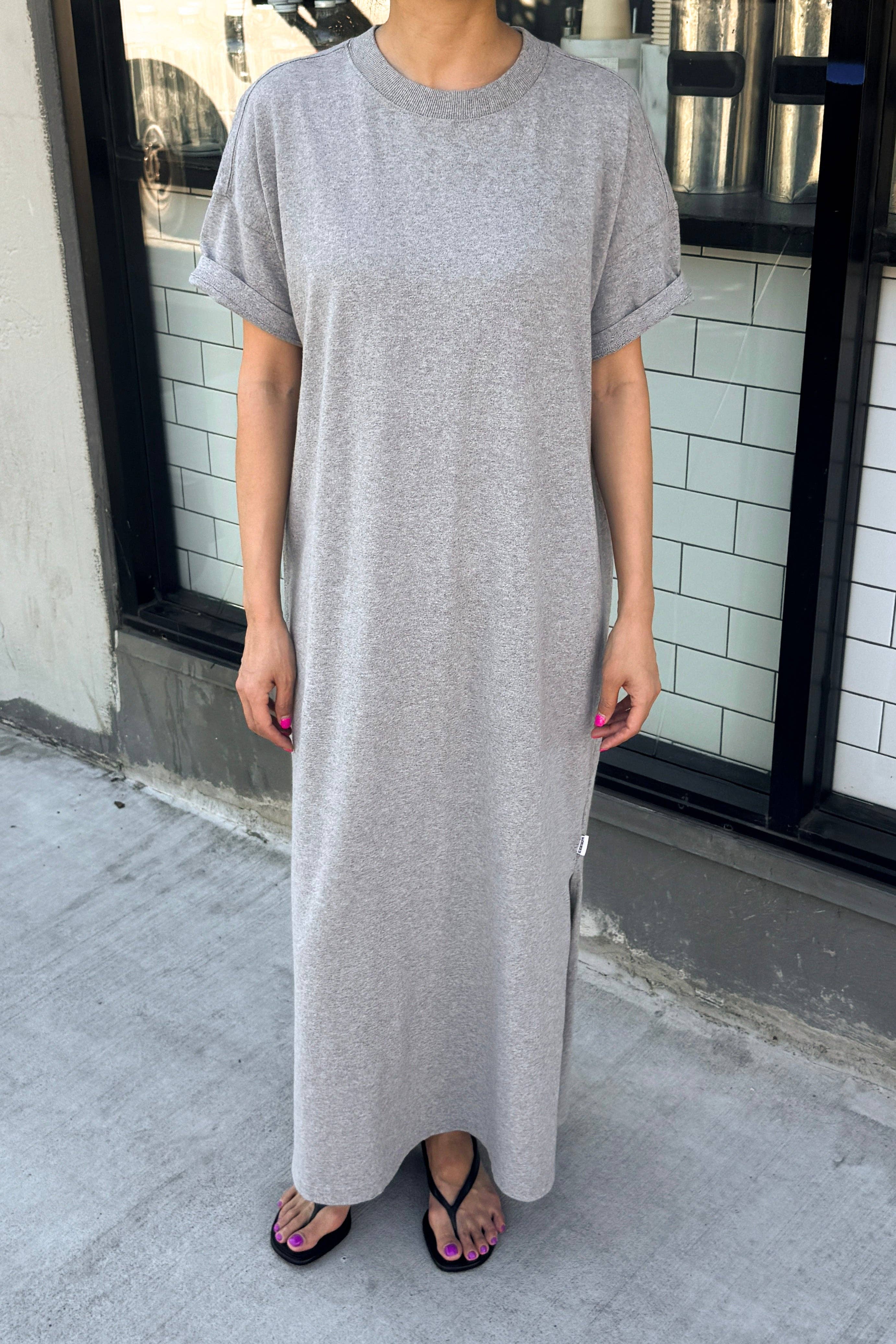 Her Dress in Heather Grey - Image 3