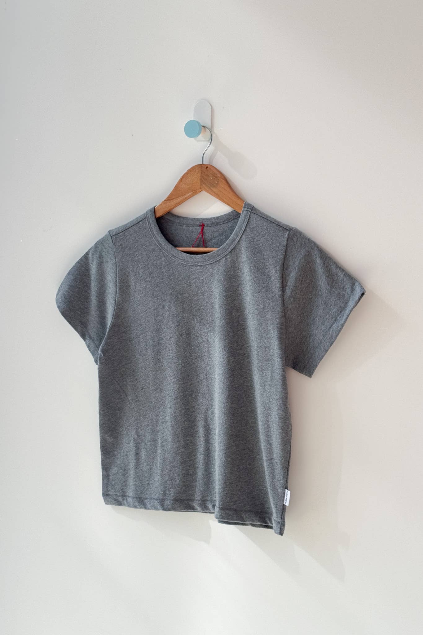 The Boy Tee in Melange Grey - Image 3