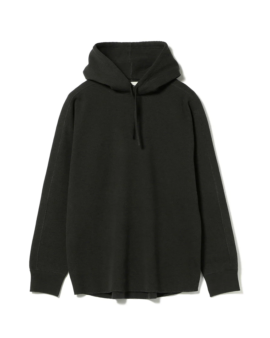 Louis Thermal Hoodie in Sumi Black - Image 7