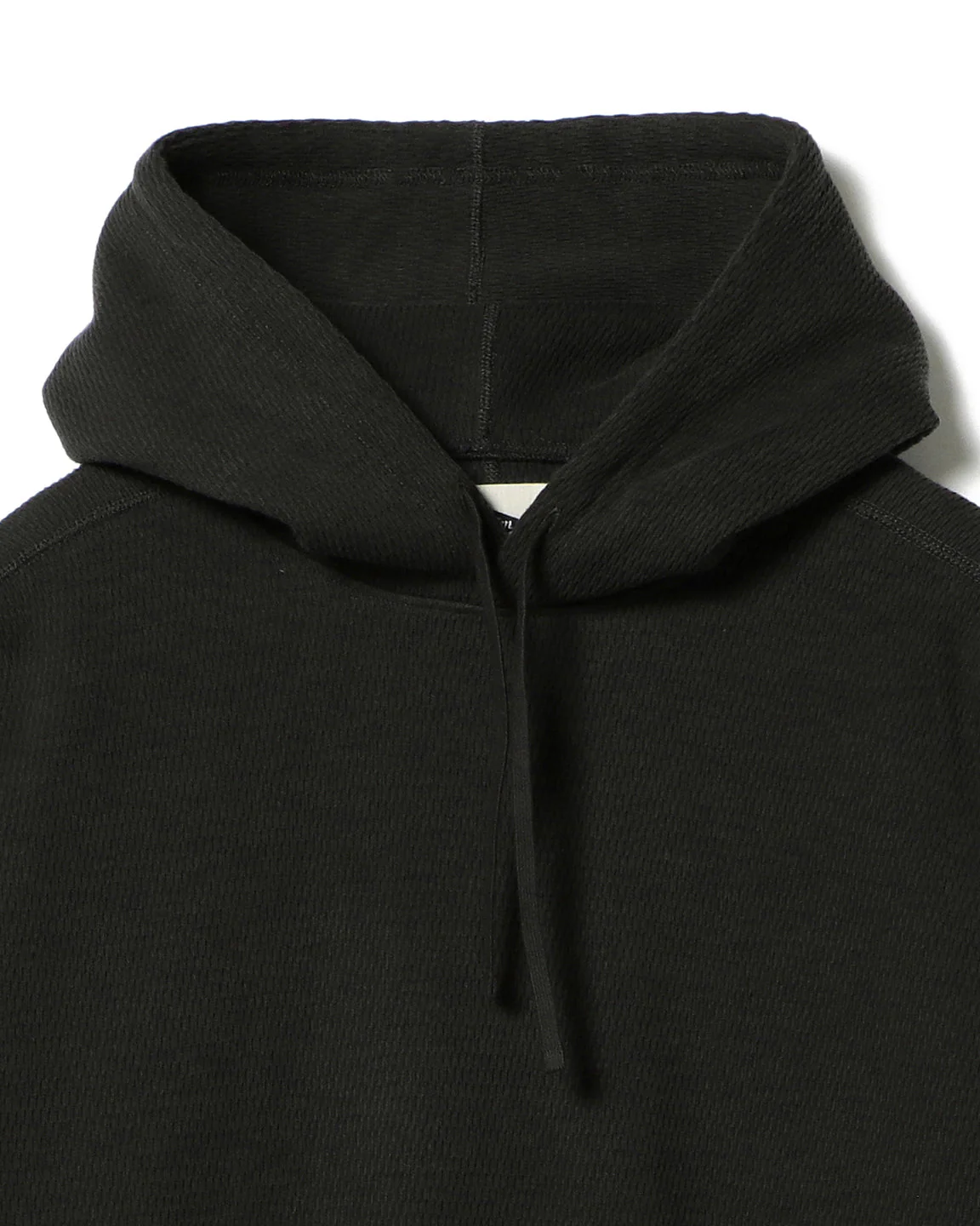 Louis Thermal Hoodie in Sumi Black - Image 9