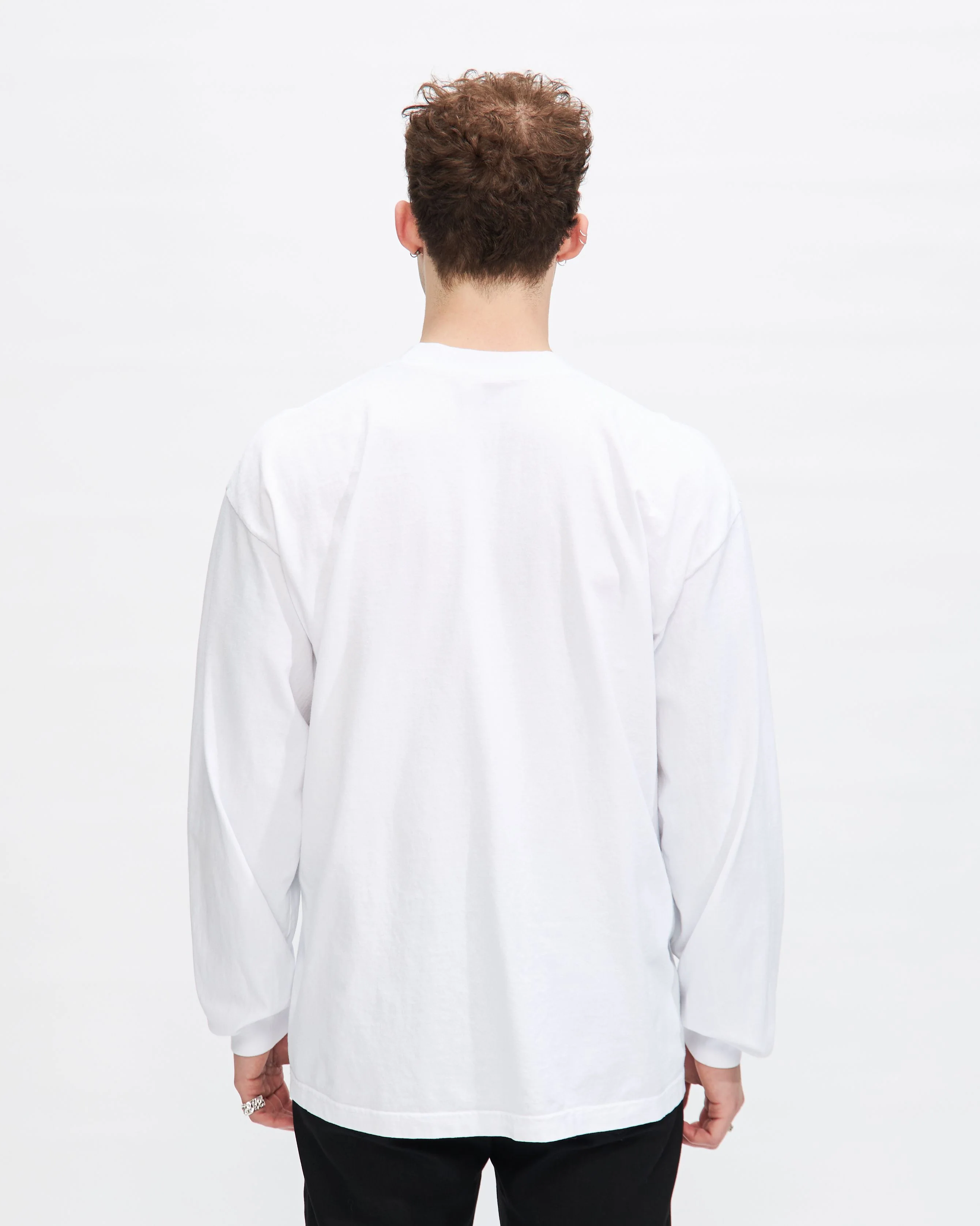Maribel Sisters Longsleeve Tee in White - Image 4