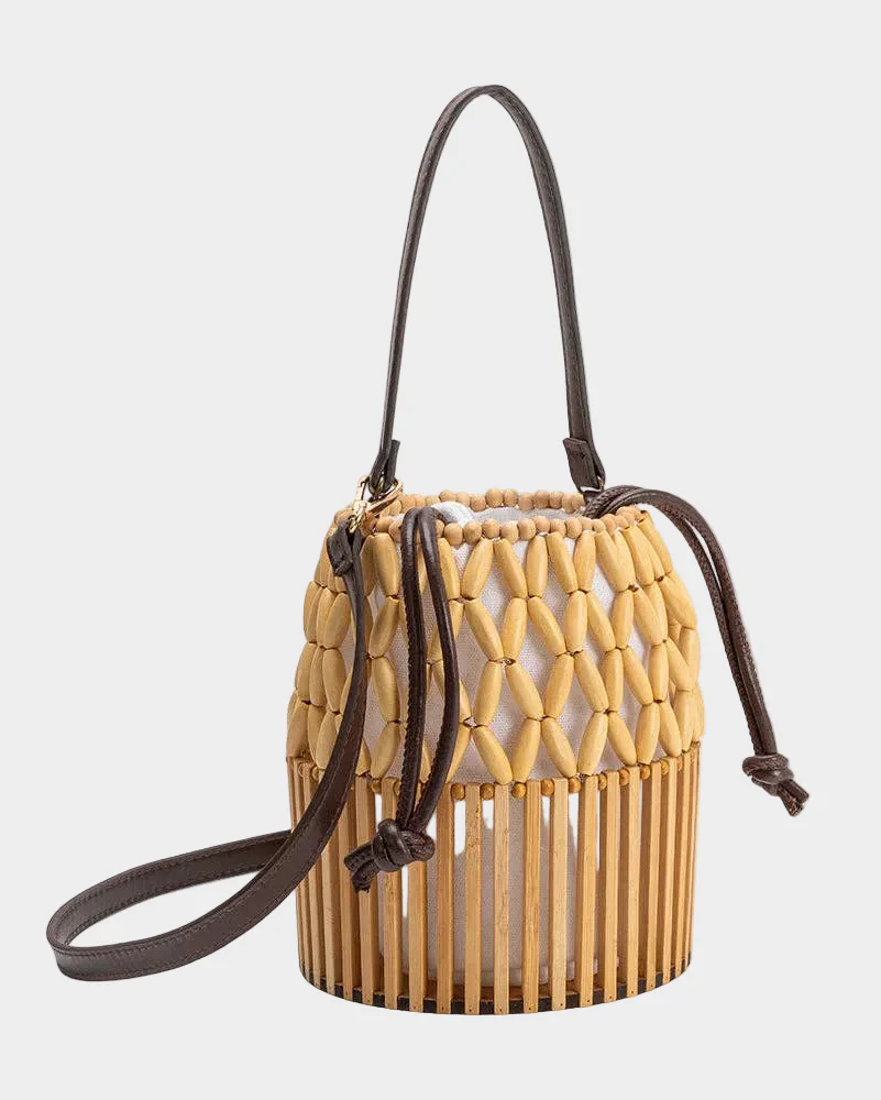 Naomi Natural Vegan Wooden Bamboo Top Handle - Image 2