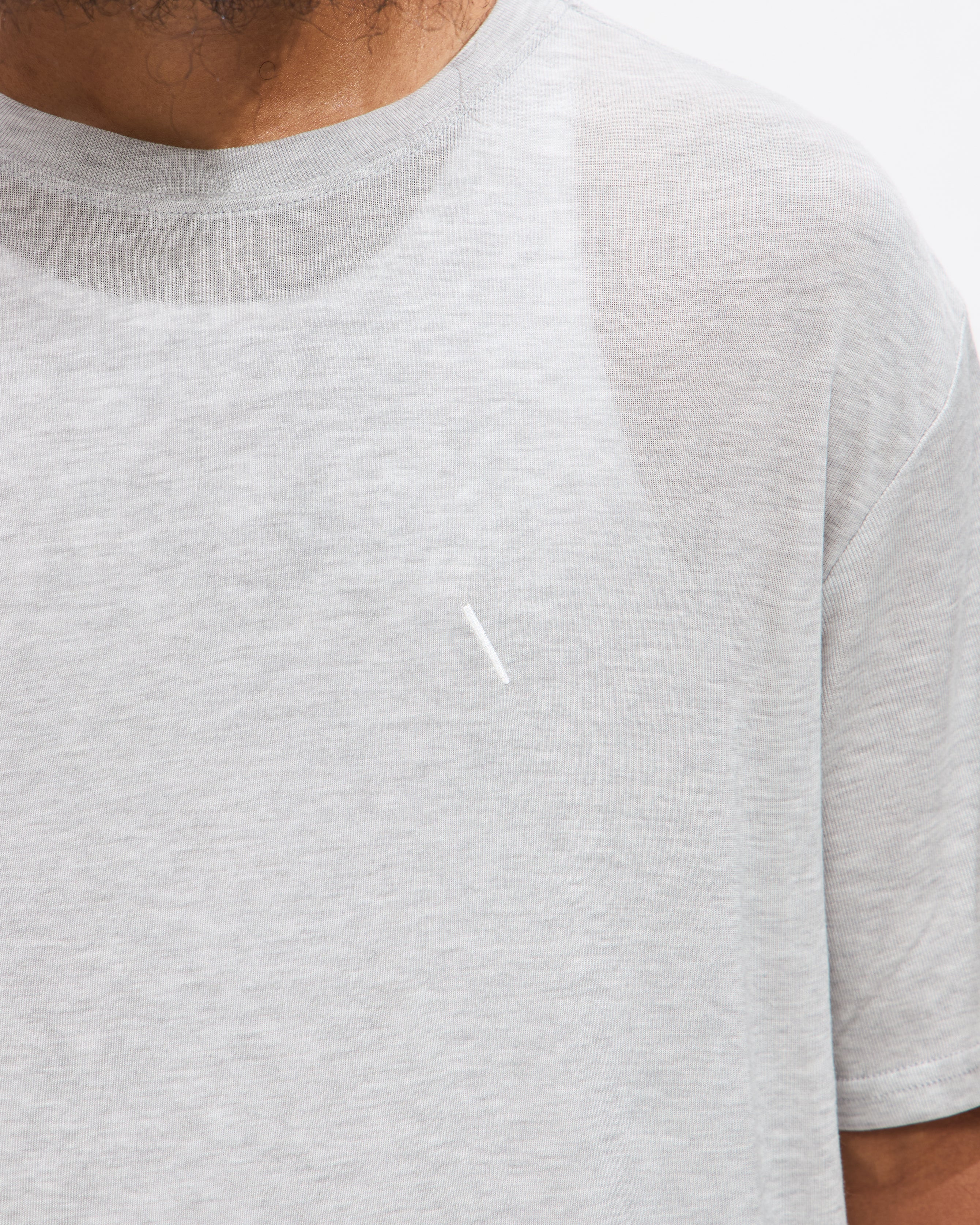 Merino Jersey Standard SS Tee in Heather - Image 2