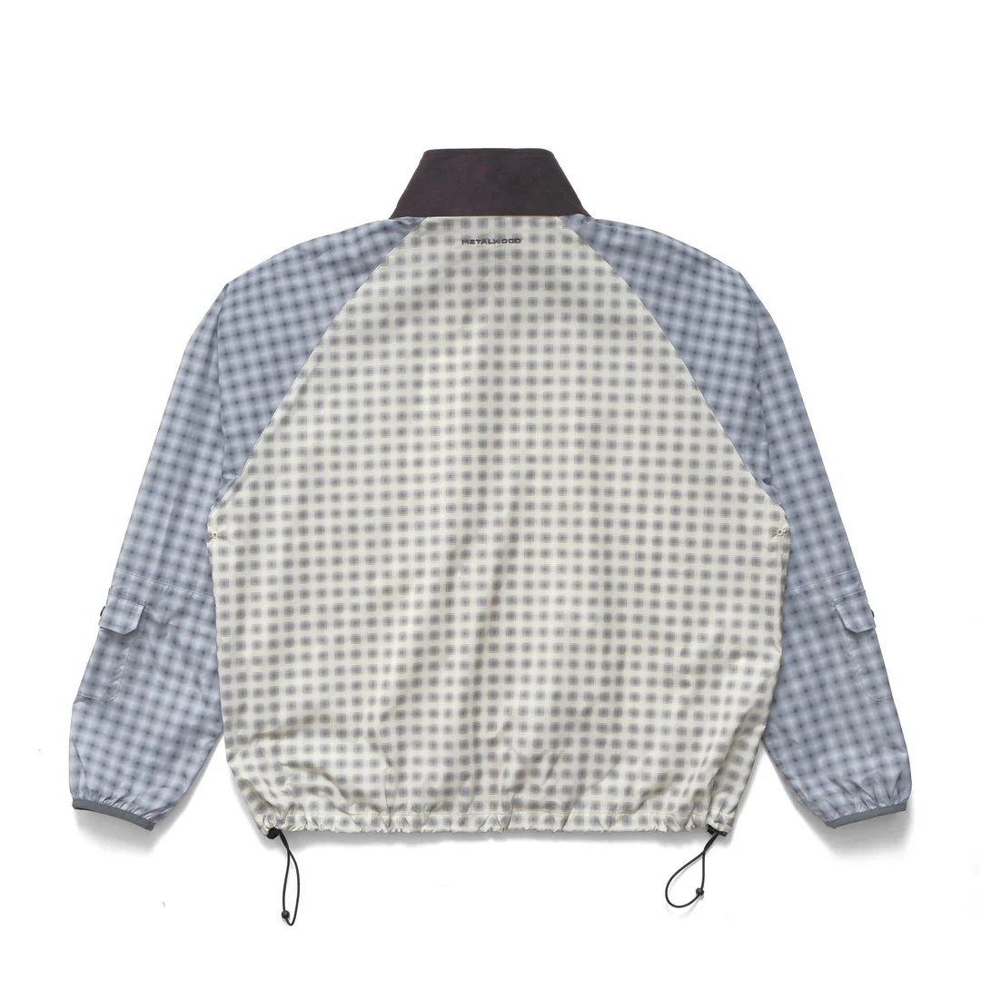 Double Plaid Windbreaker Jacket - Image 2