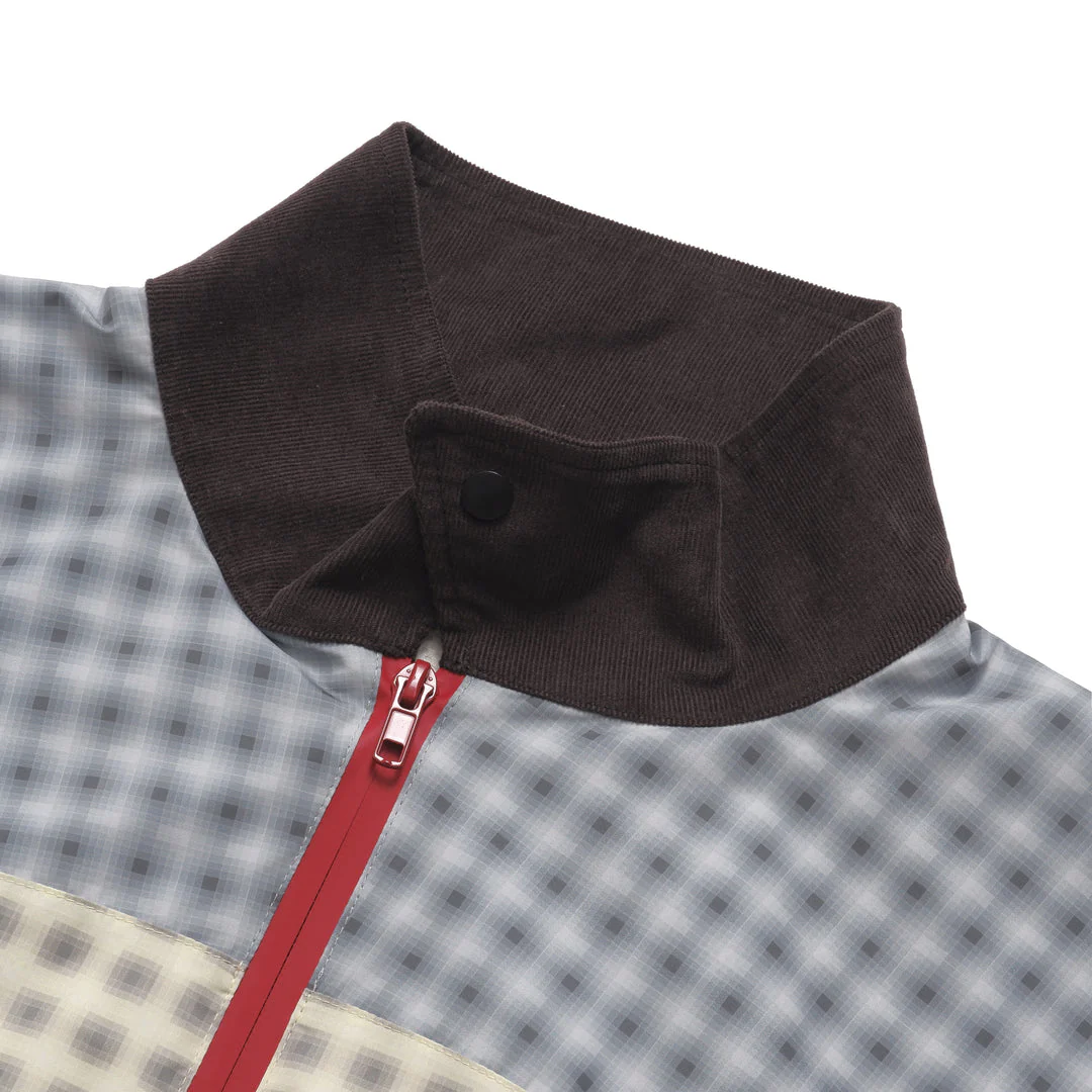 Double Plaid Windbreaker Jacket - Image 3