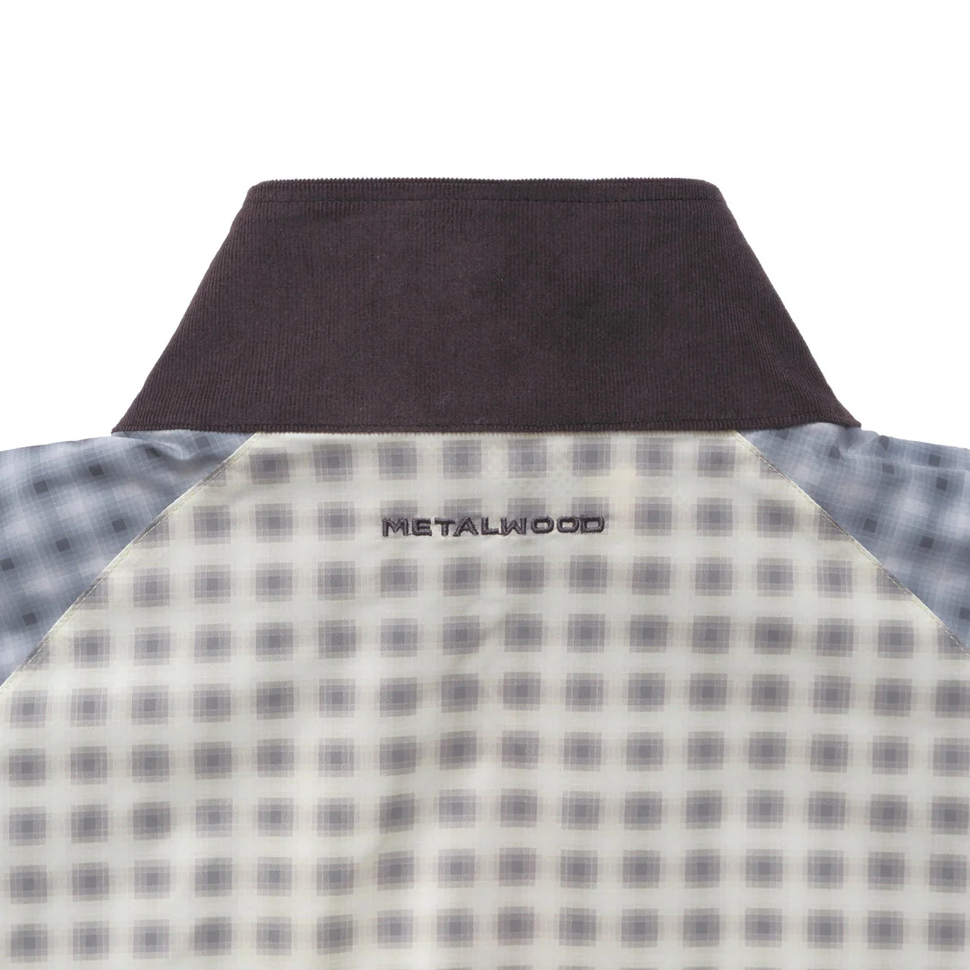 Double Plaid Windbreaker Jacket - Image 4